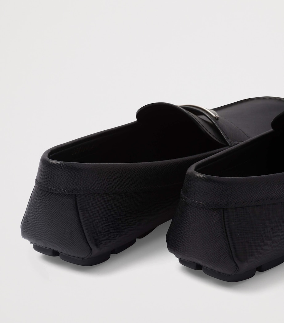 Saffiano leather Driver Shoes F0002 Image 6