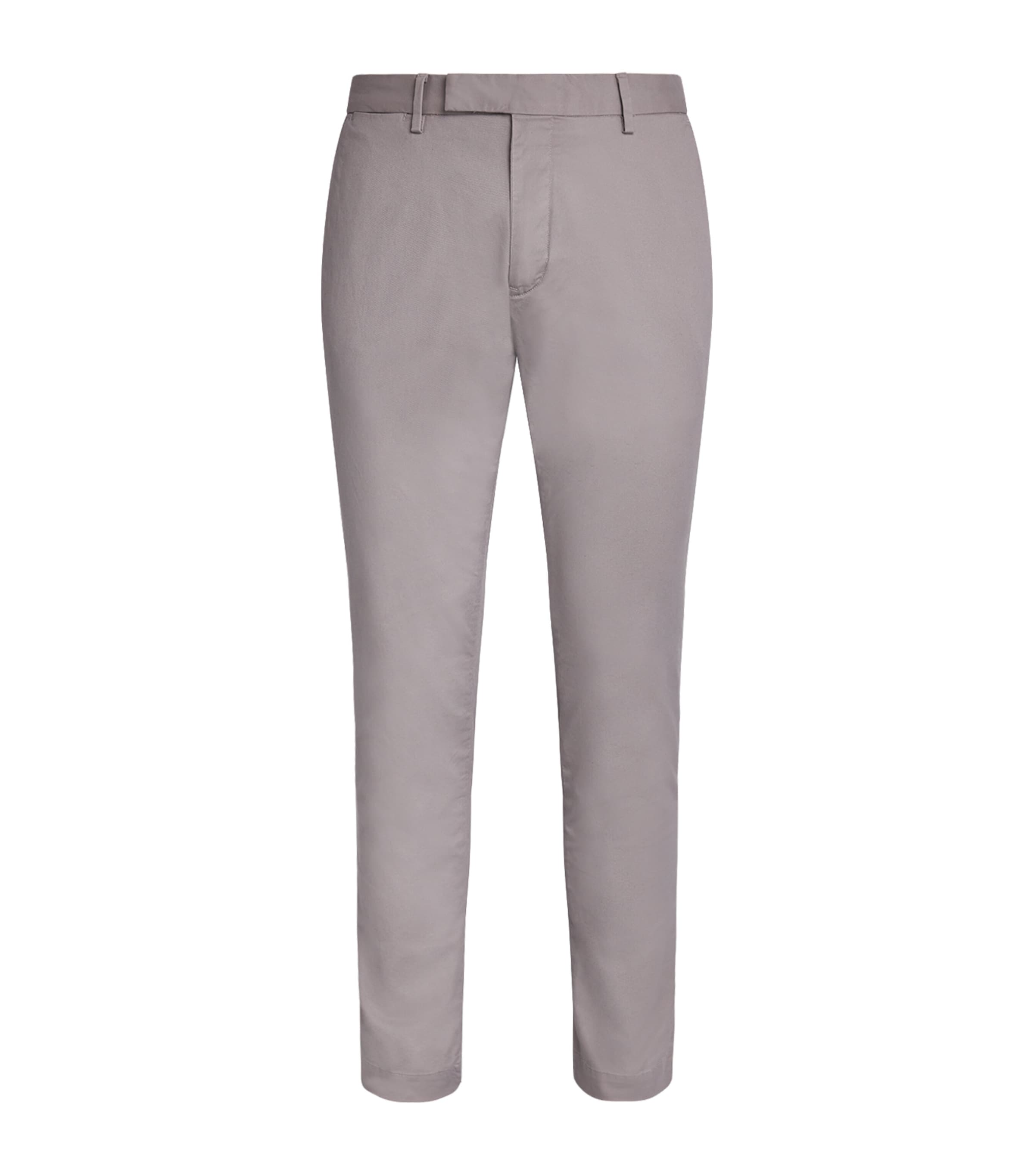 Polo Ralph Lauren Mens Stretch-Cotton Slim Chinos Grey Image 1