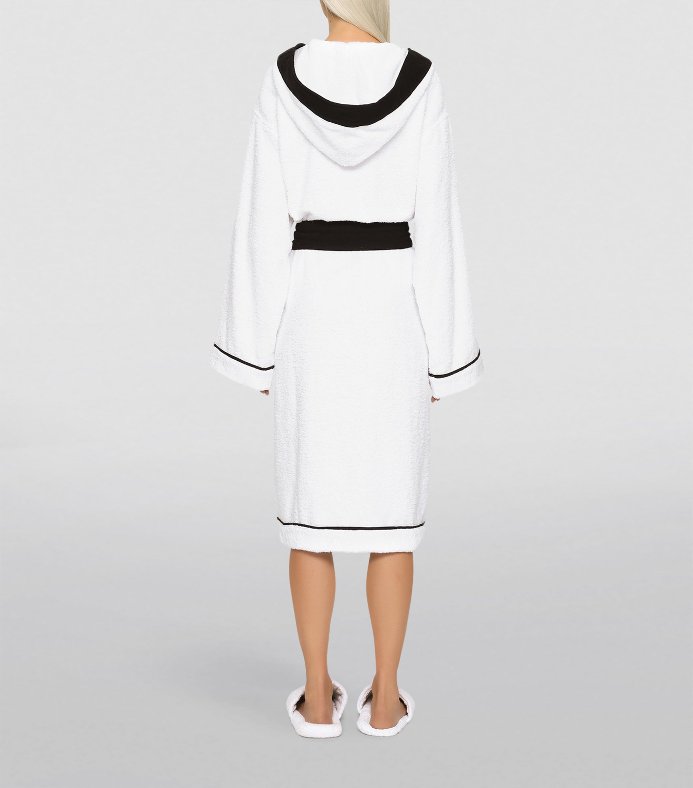 Terry Cotton DG Logo Robe U0071 B CO NERO DG L Image 3