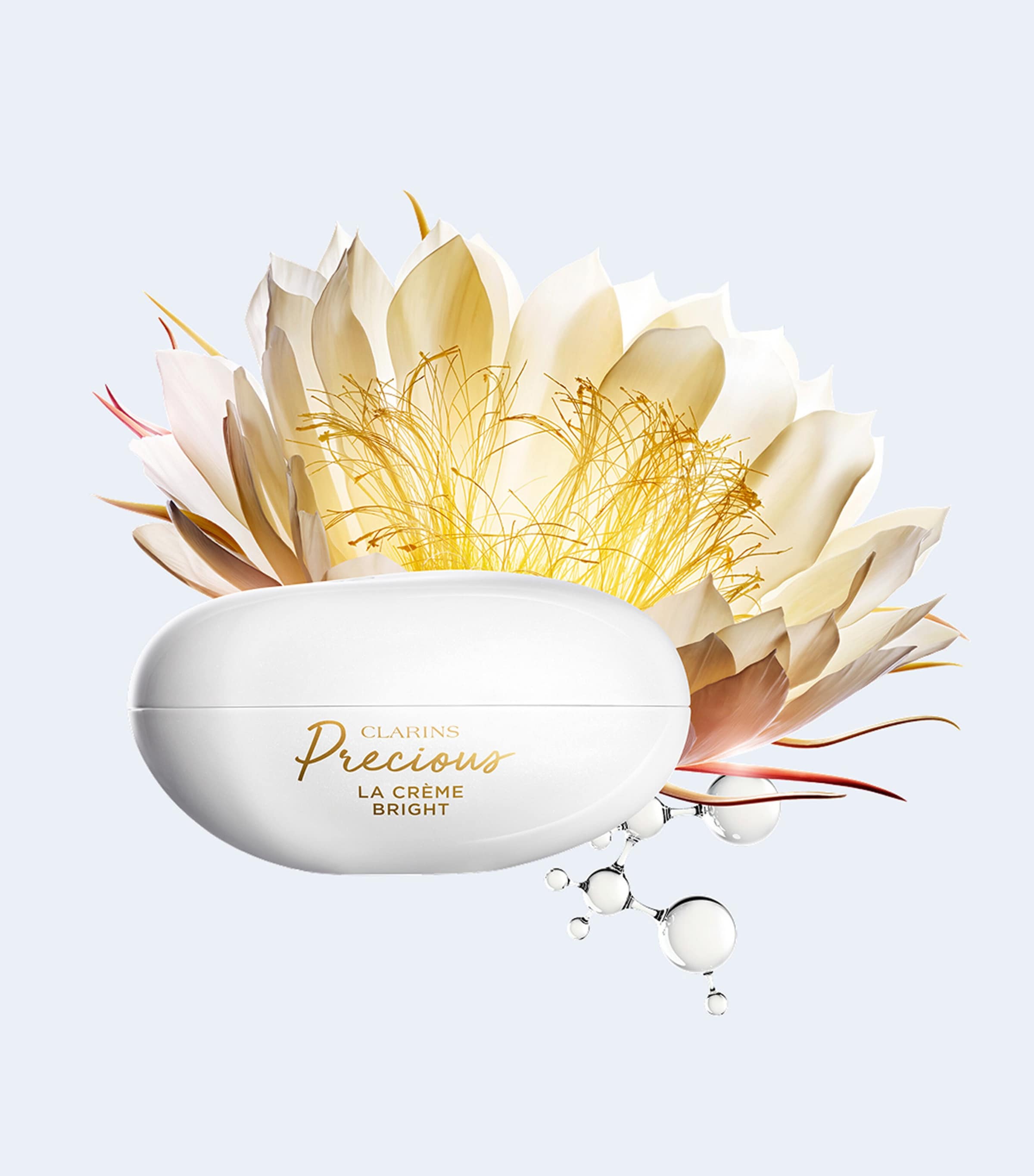Clarins Precious La Crème Bright Moisturiser (50ml) Image 2