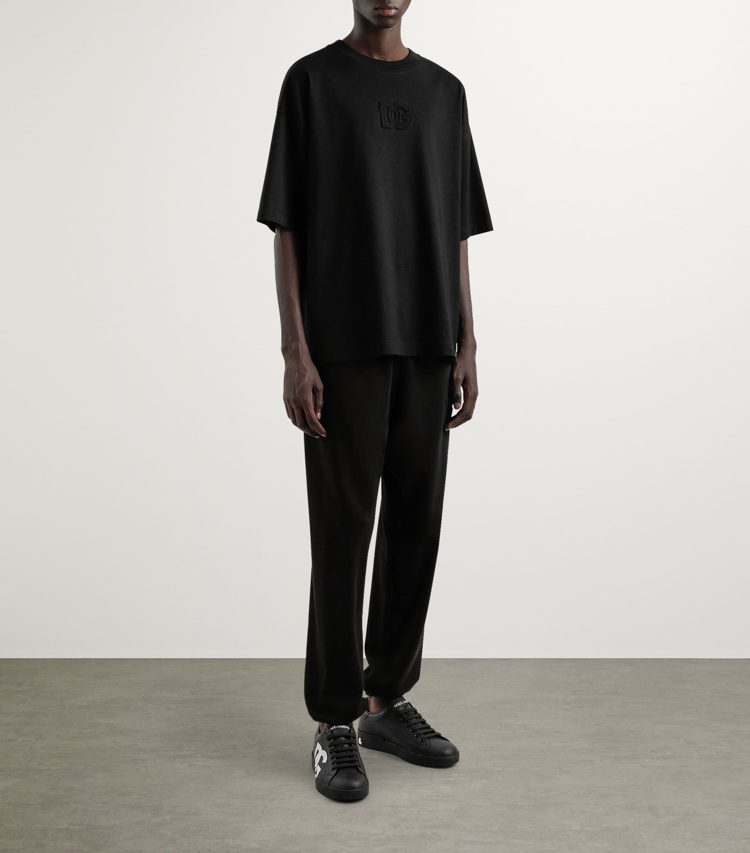 Dolce & Gabbana Multi Oversized Embroidered Logo T-Shirt