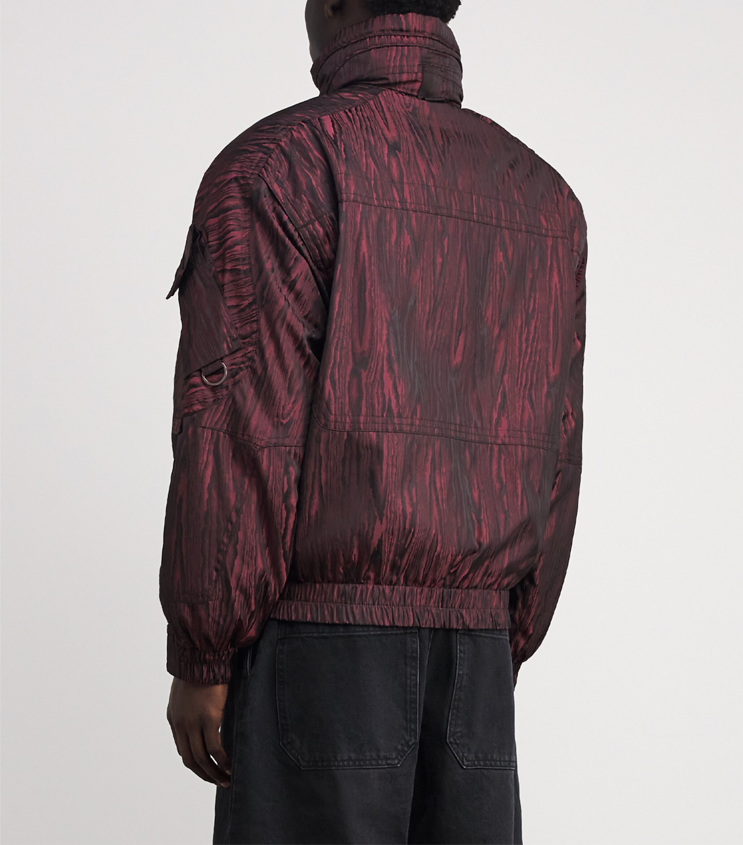 Camouflage Nevada Bomber Jacket I201 BLACK/BORD Image 4