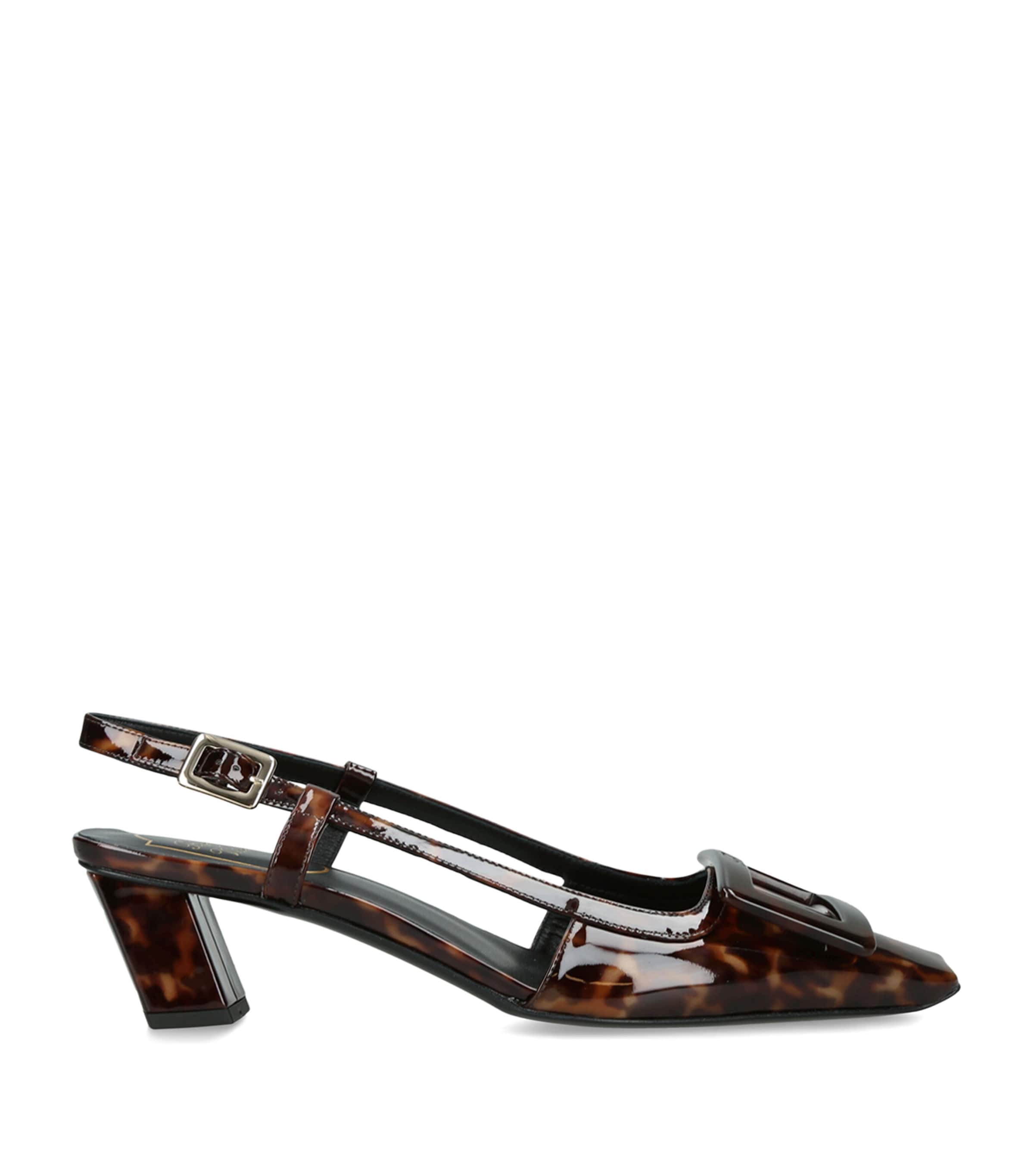 Roger Vivier Belle Vivier Slingback Pumps 45 Dk.brn Com Image 1