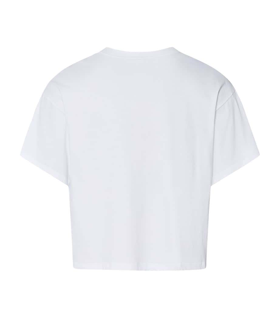 Hanro Womens x Charlotte Adam Cotton T-Shirt White Image 5