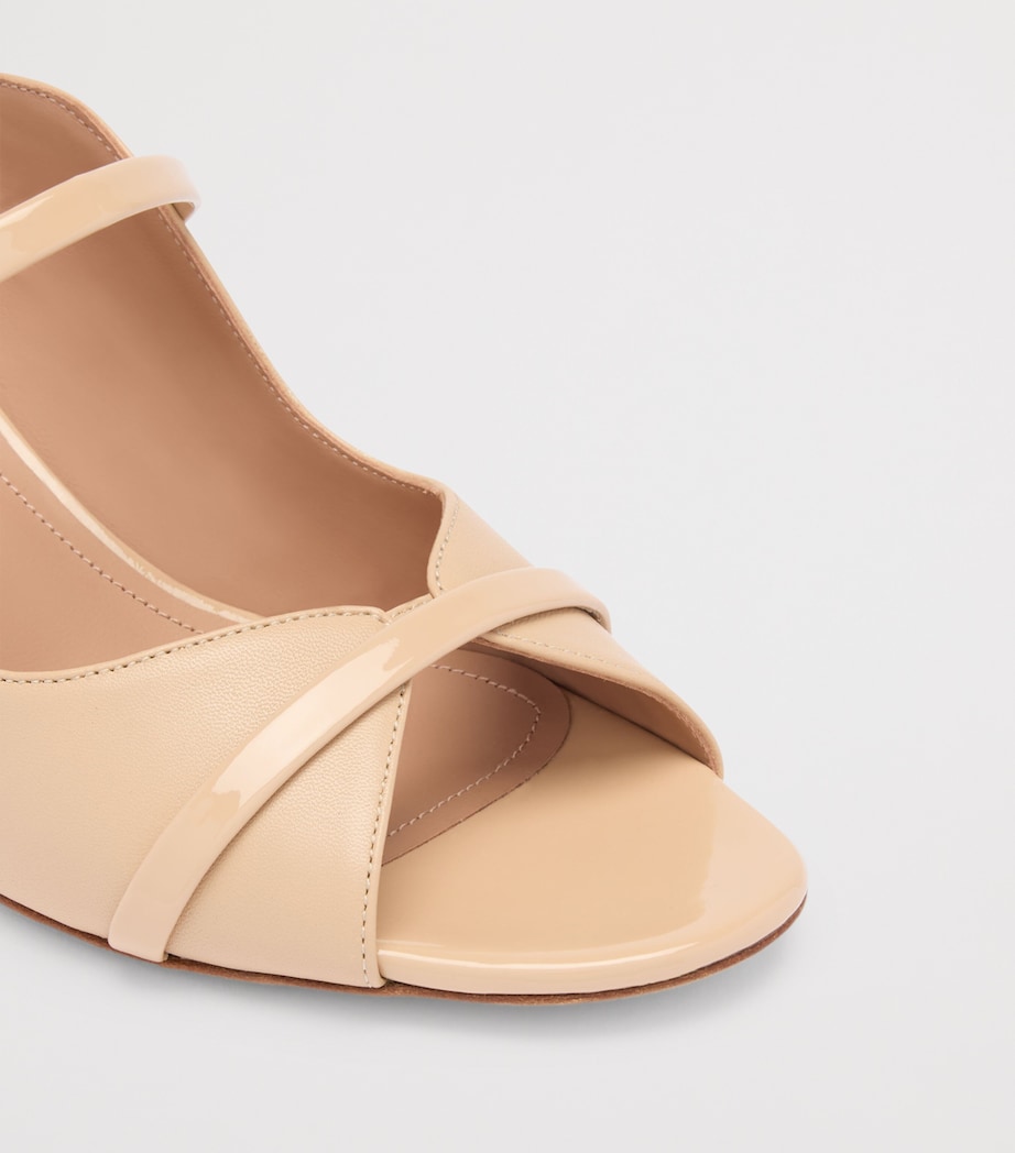 Malone Souliers Nappa Leather Norah Heeled Sandals 45 Buff Image 5