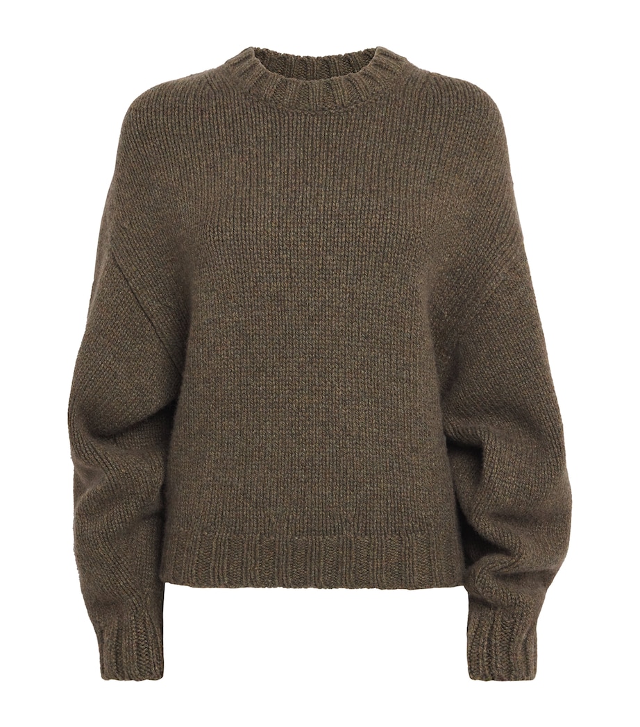Khaite Womens Cashmere Gemma Sweater Artichoke Image 1
