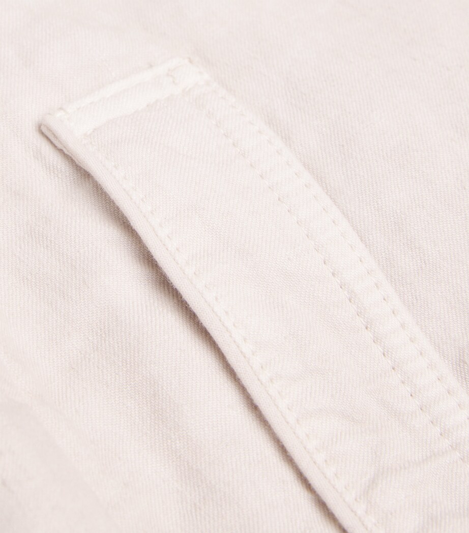 Linen Utility Bermuda Shorts SABBIA Image 5