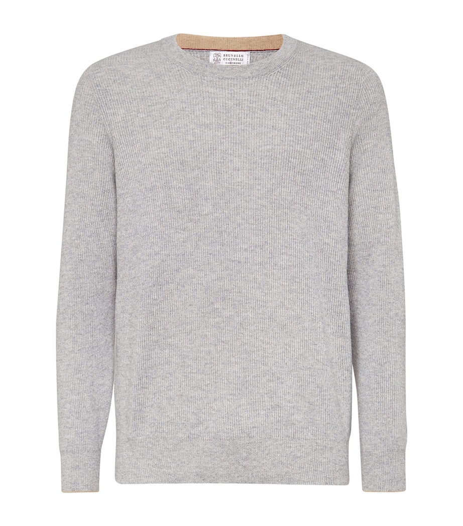 Cashmere Ribbed Sweater CK773 Image 1