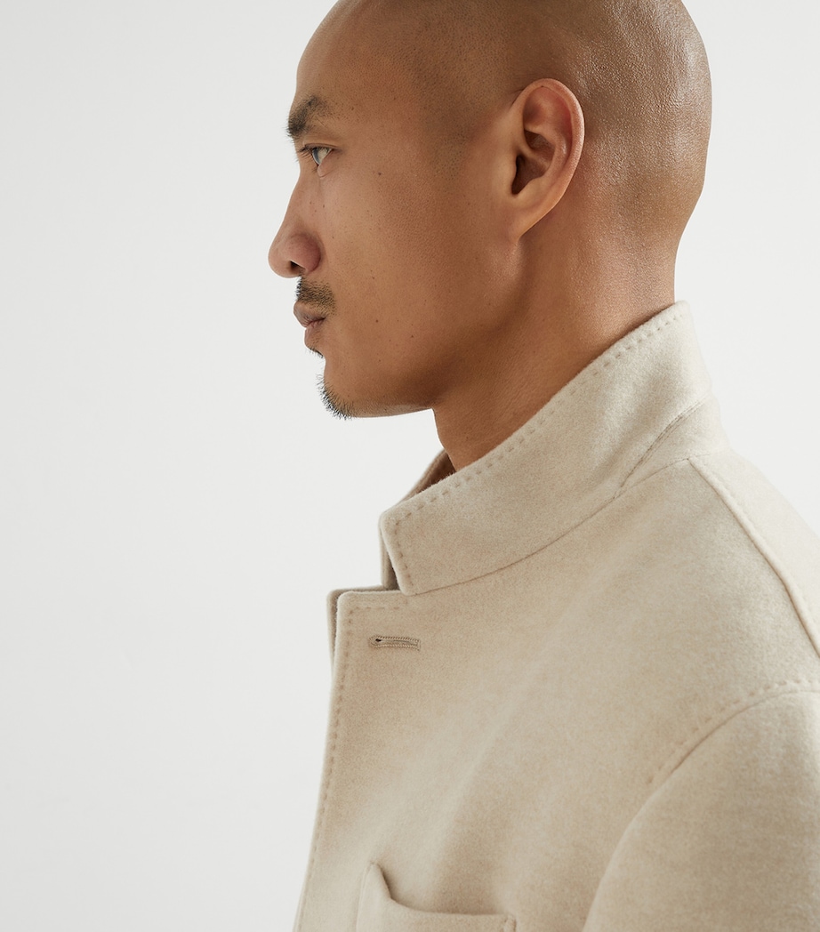 Cashmere Coat COOL BEIGE Image 7