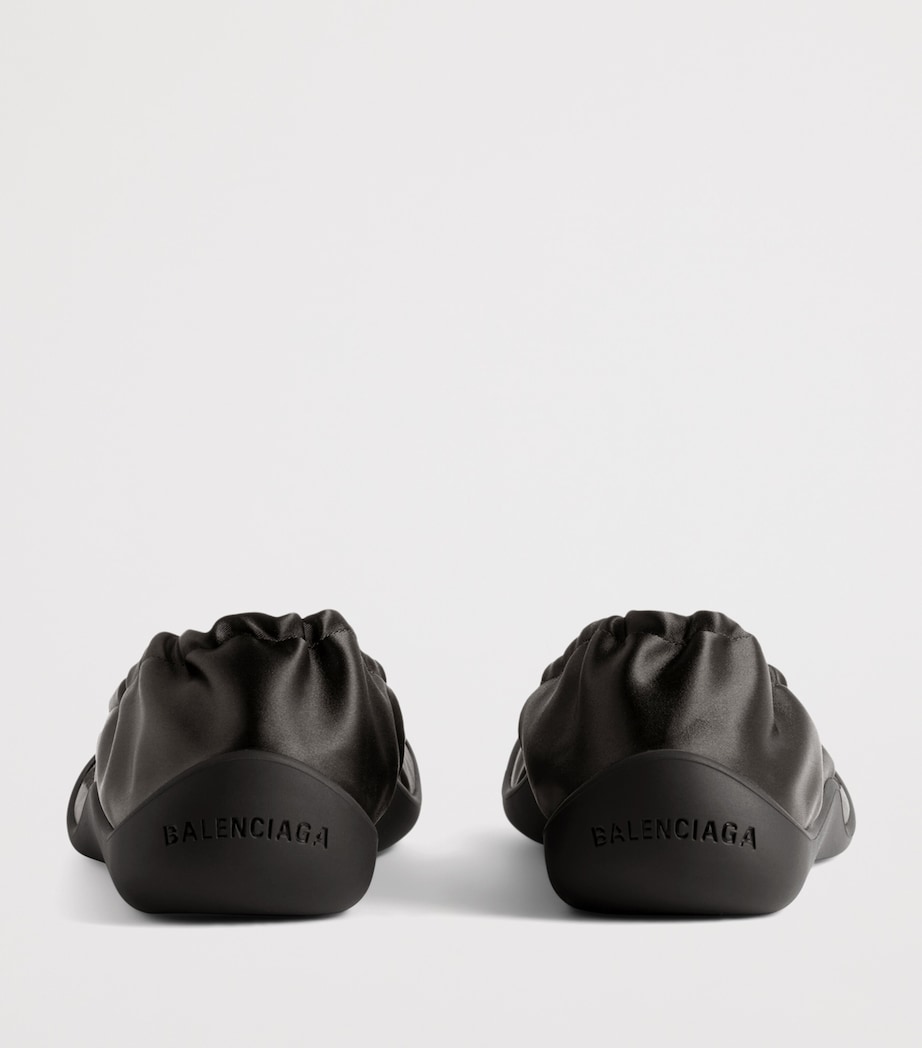 Balenciaga Satin Shibuya Elasticated Ballet Flats Image 5