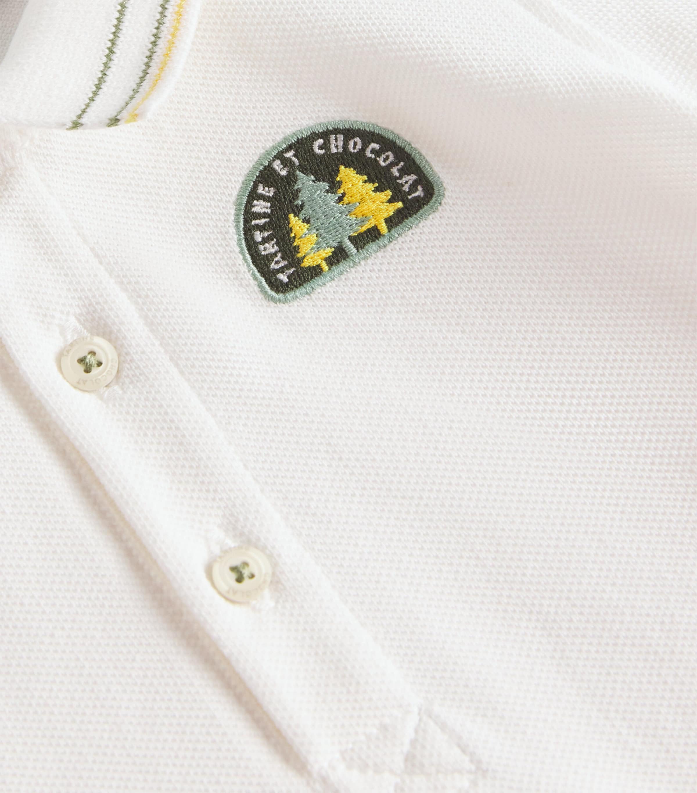 Cotton Explorer Polo Shirt (3 Months-4 Years) MIEL Image 3