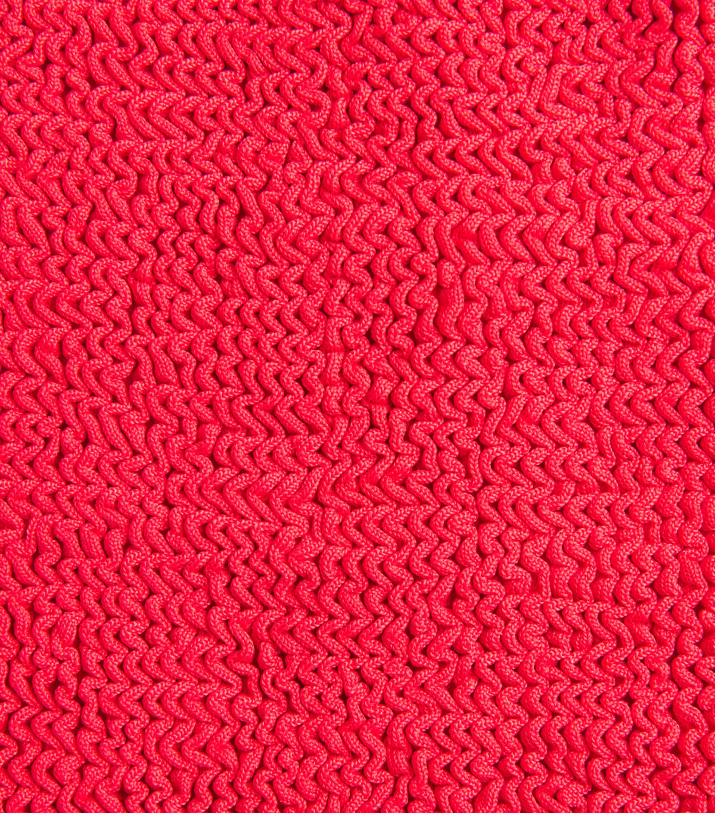 Hunza G Womens Coverage Square-Neck Swimsuit Red Image 4
