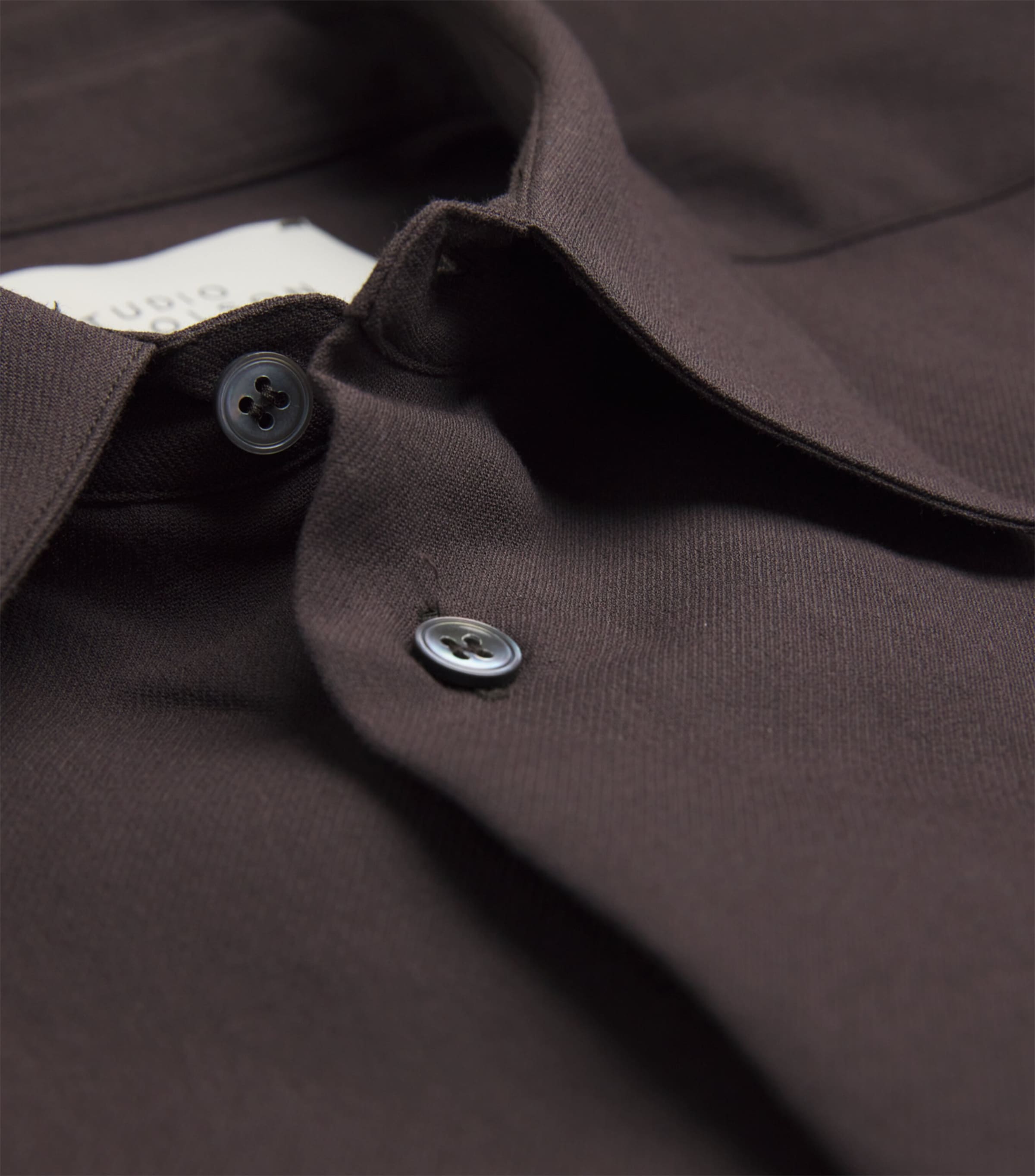 Cotton-Blend Sorono Oversized Shirt MUSCAT Image 5