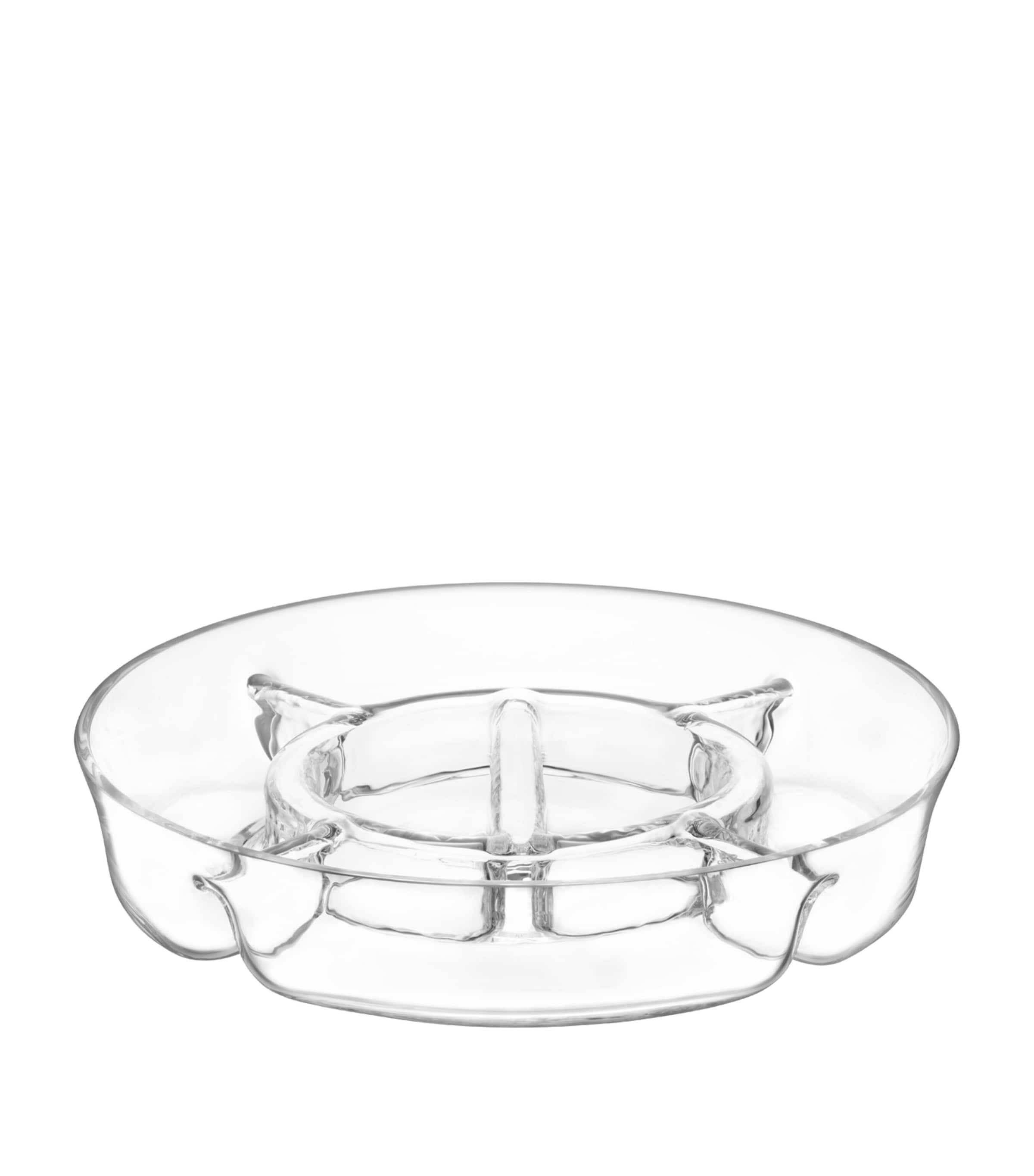 Lsa International Serve Multi Platter In Transparent