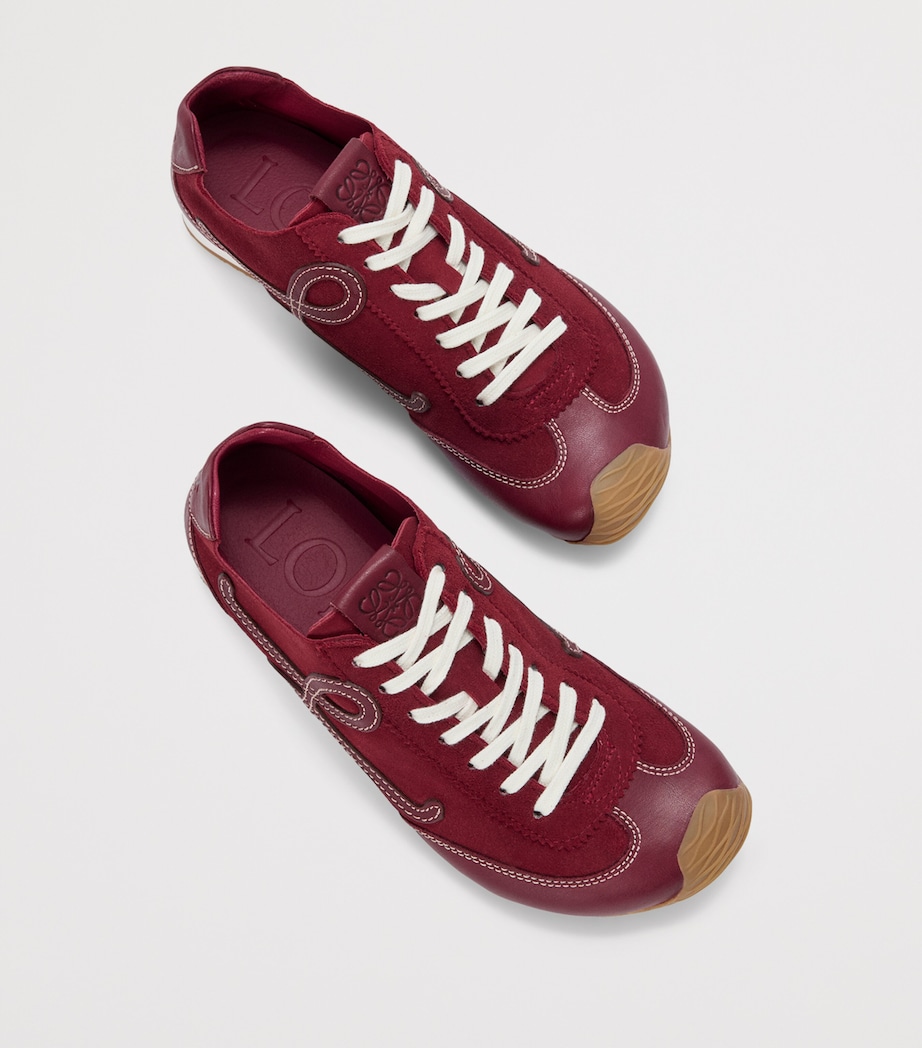 Suede Ballet Runner 2.0 Sneakers BURGUNDY Image 3
