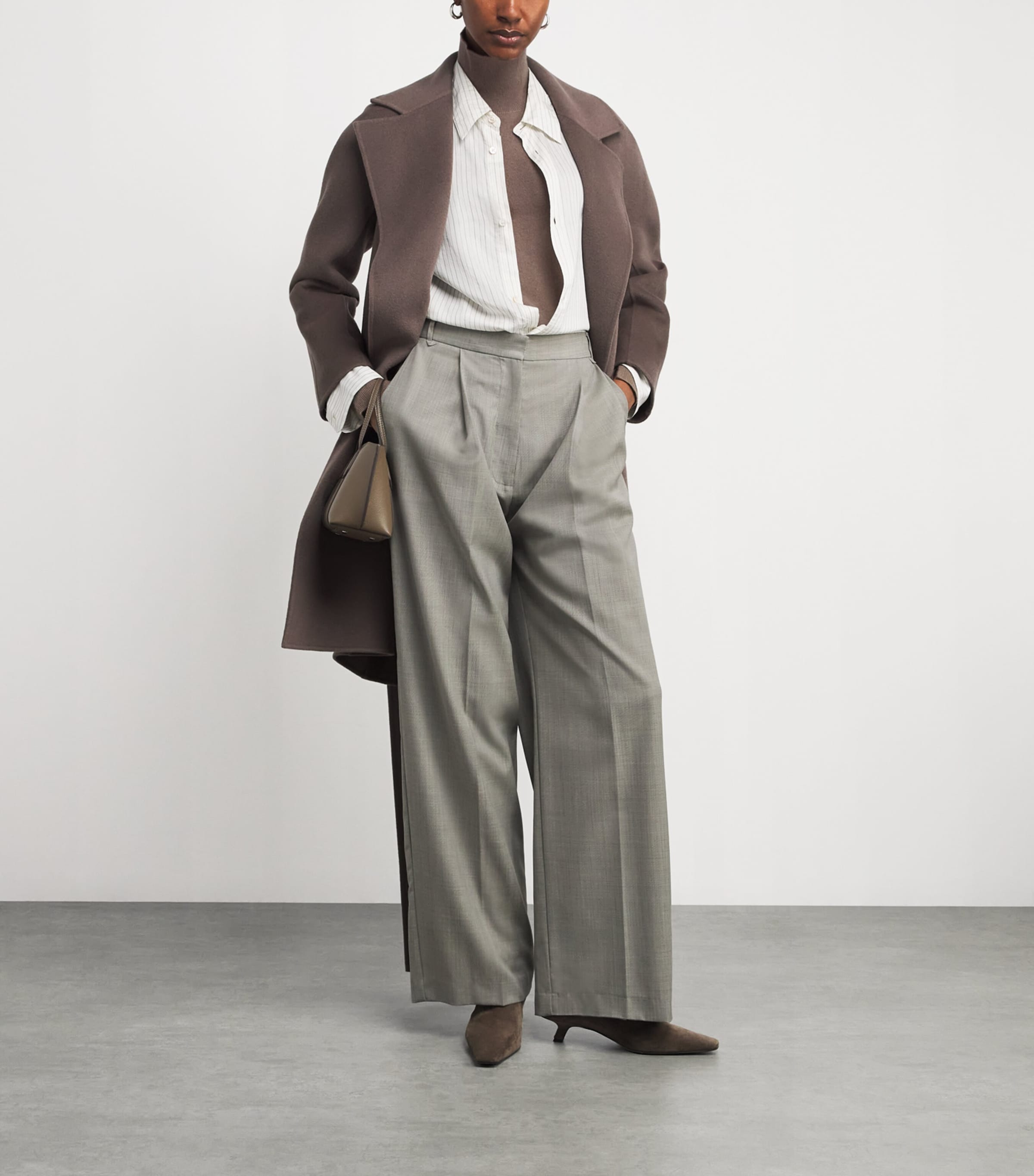 Cashmere-Blend Rollneck Sweater MUSHROOM Image 2