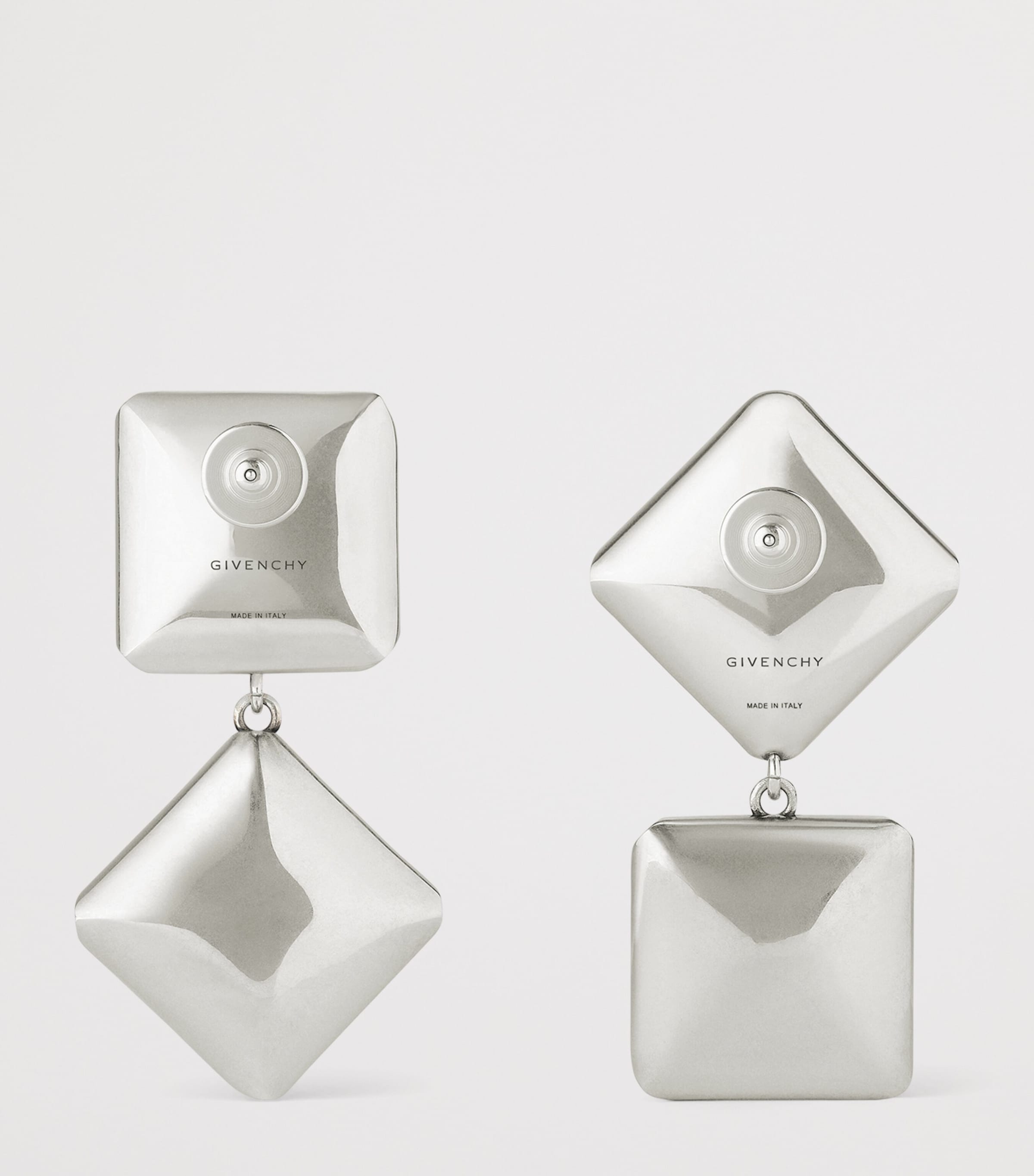 Givenchy Deconstructed Earrings Antic Silvery Image 4