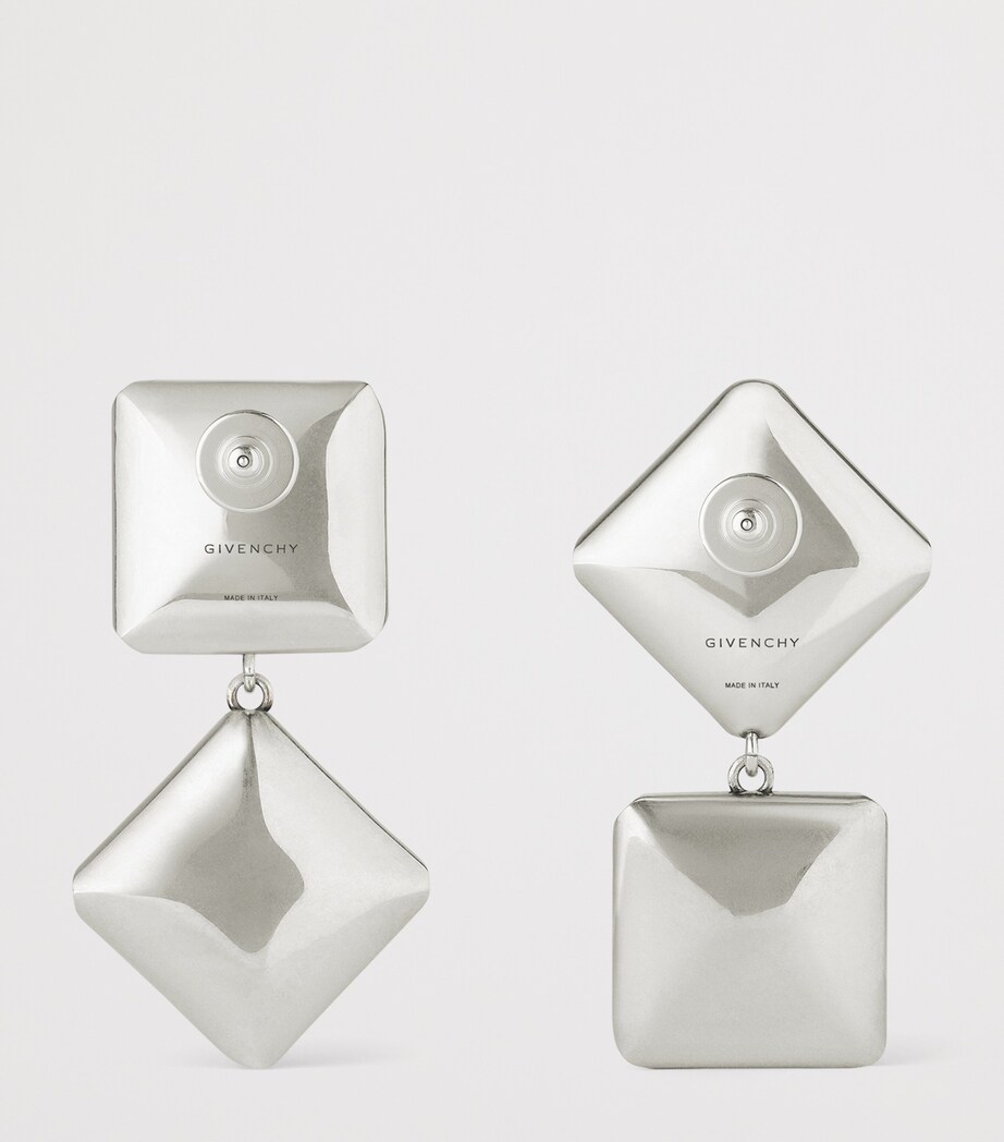 Givenchy Deconstructed Earrings Antic Silvery Image 4
