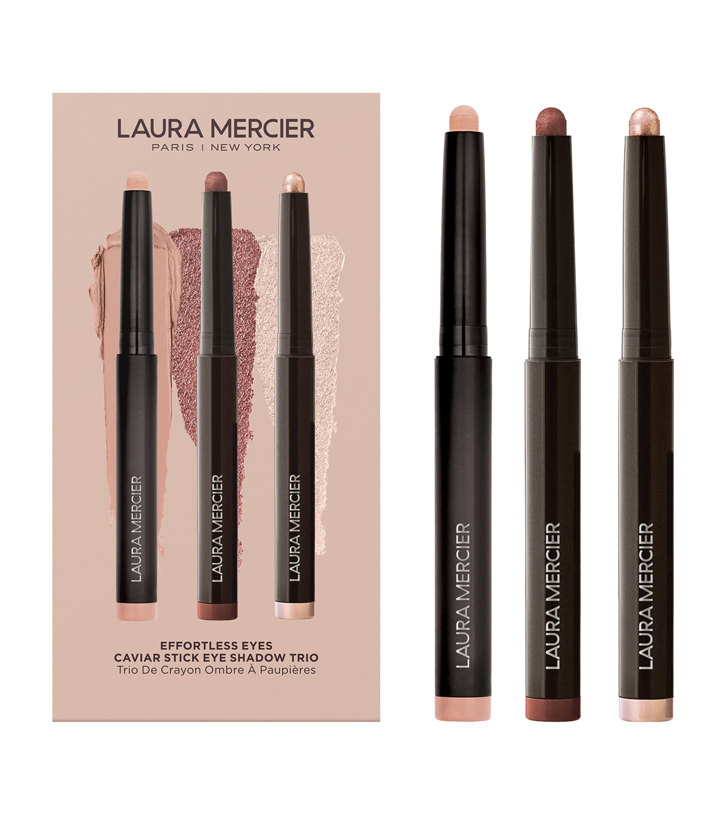 Laura Mercier Effortless Eyes Caviar Stick Eye Shadow Trio