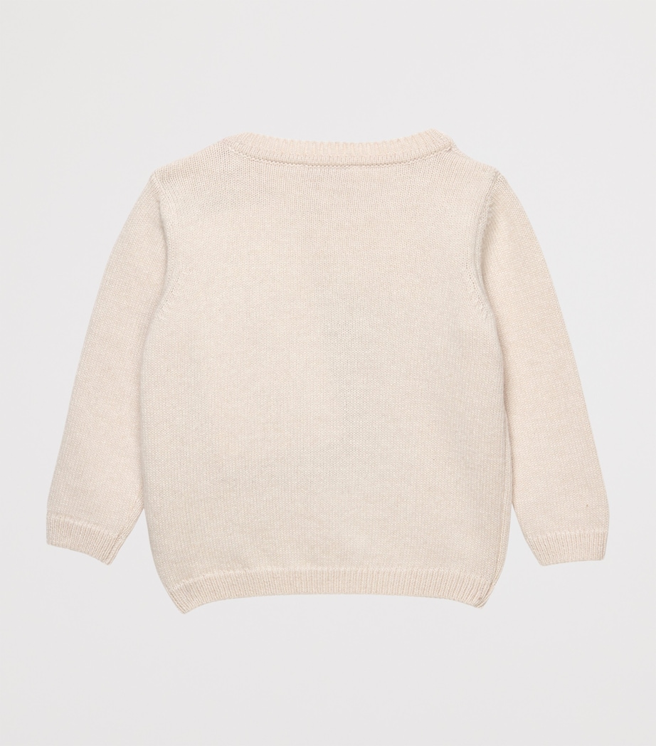 Puppy Sweater (3-24 Months) WINTER WHITE Image 2