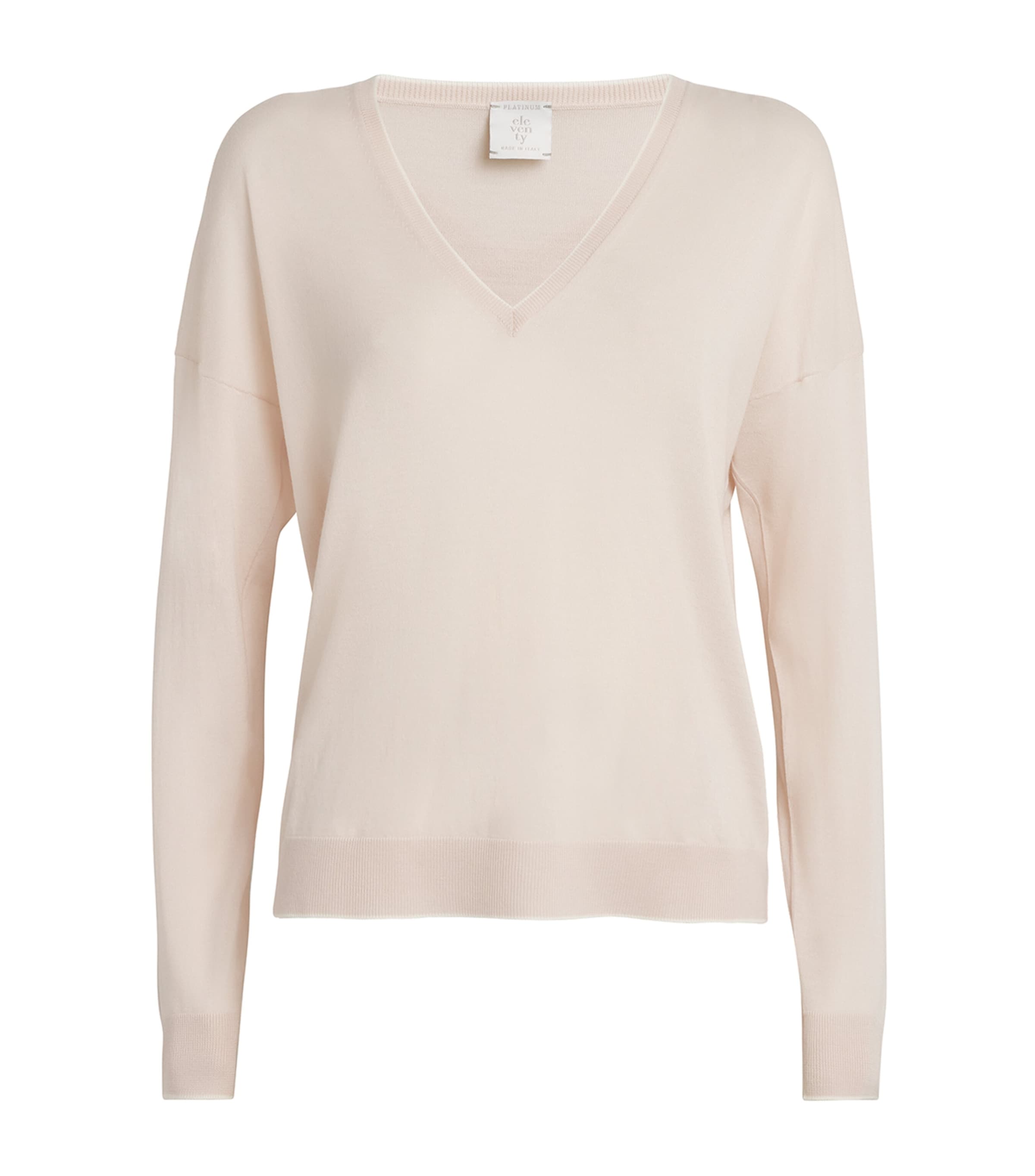 Eleventy Wool V-neck Sweater