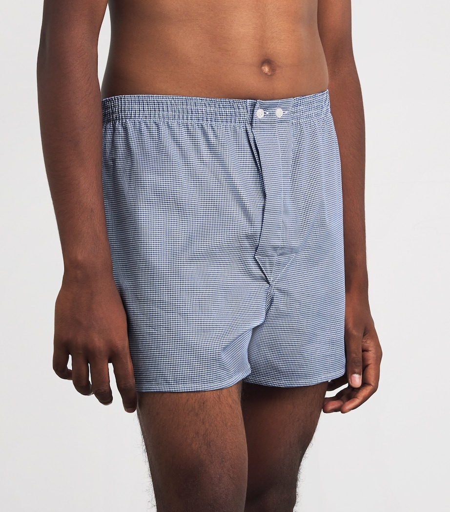 Cotton Traditional Boxers NAVY Image 2