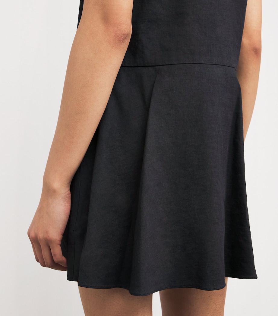Theory Womens Good Linen Mini Dress Ujs Concord Image 4