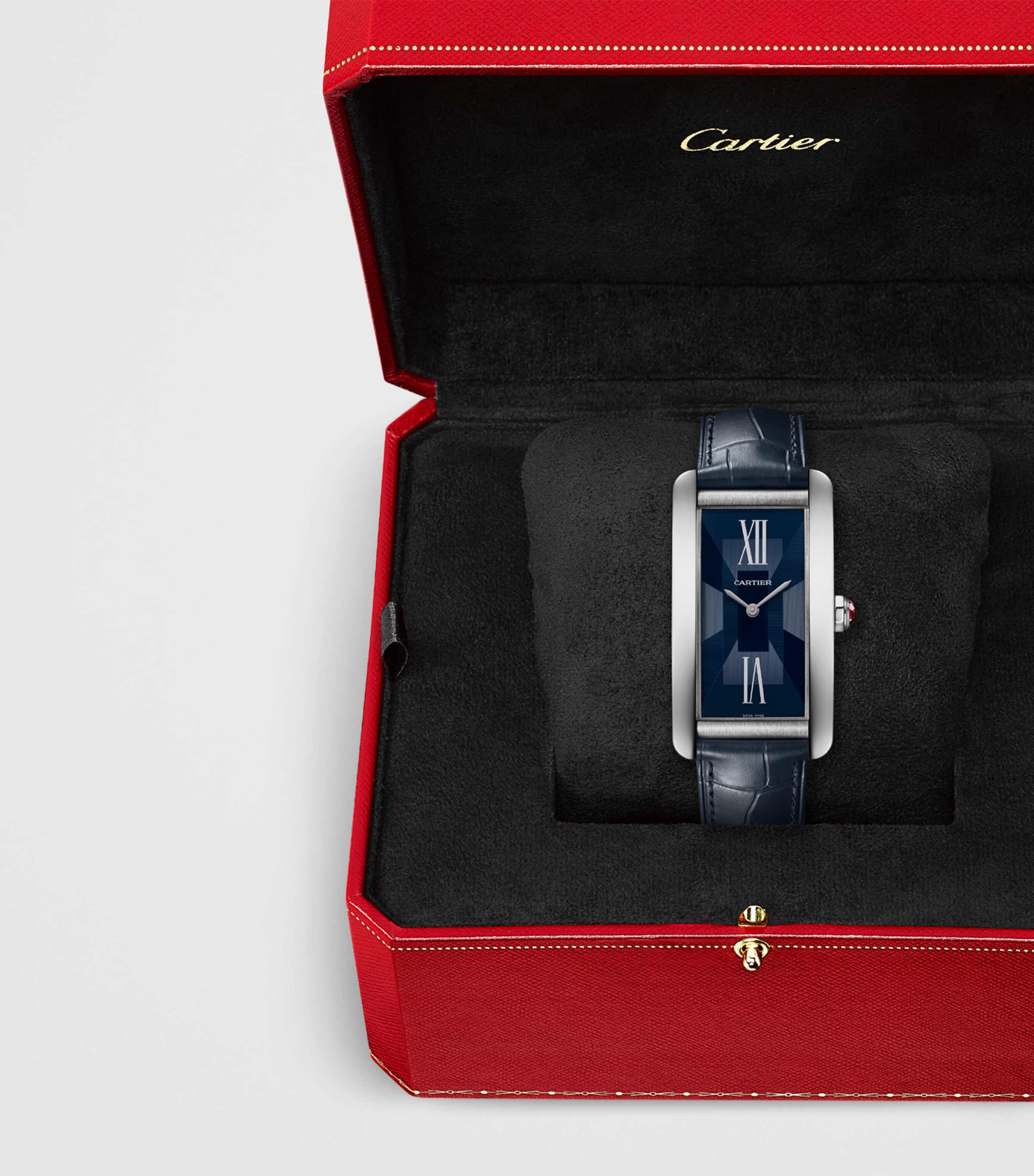 Large Platinum Tank Américaine Watch 44.4mm PLATINUM Image 7