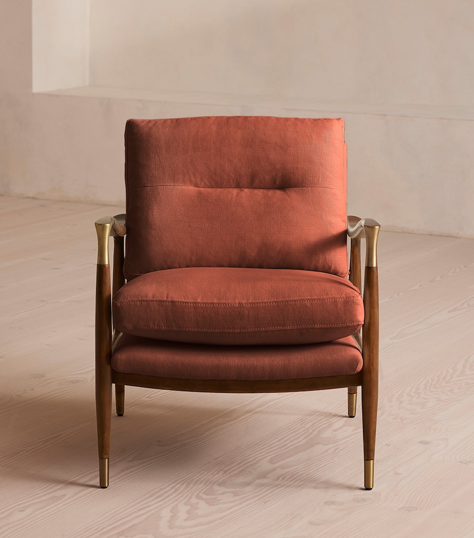 Soho Home Linen Theodore Armchair Natural Image 2