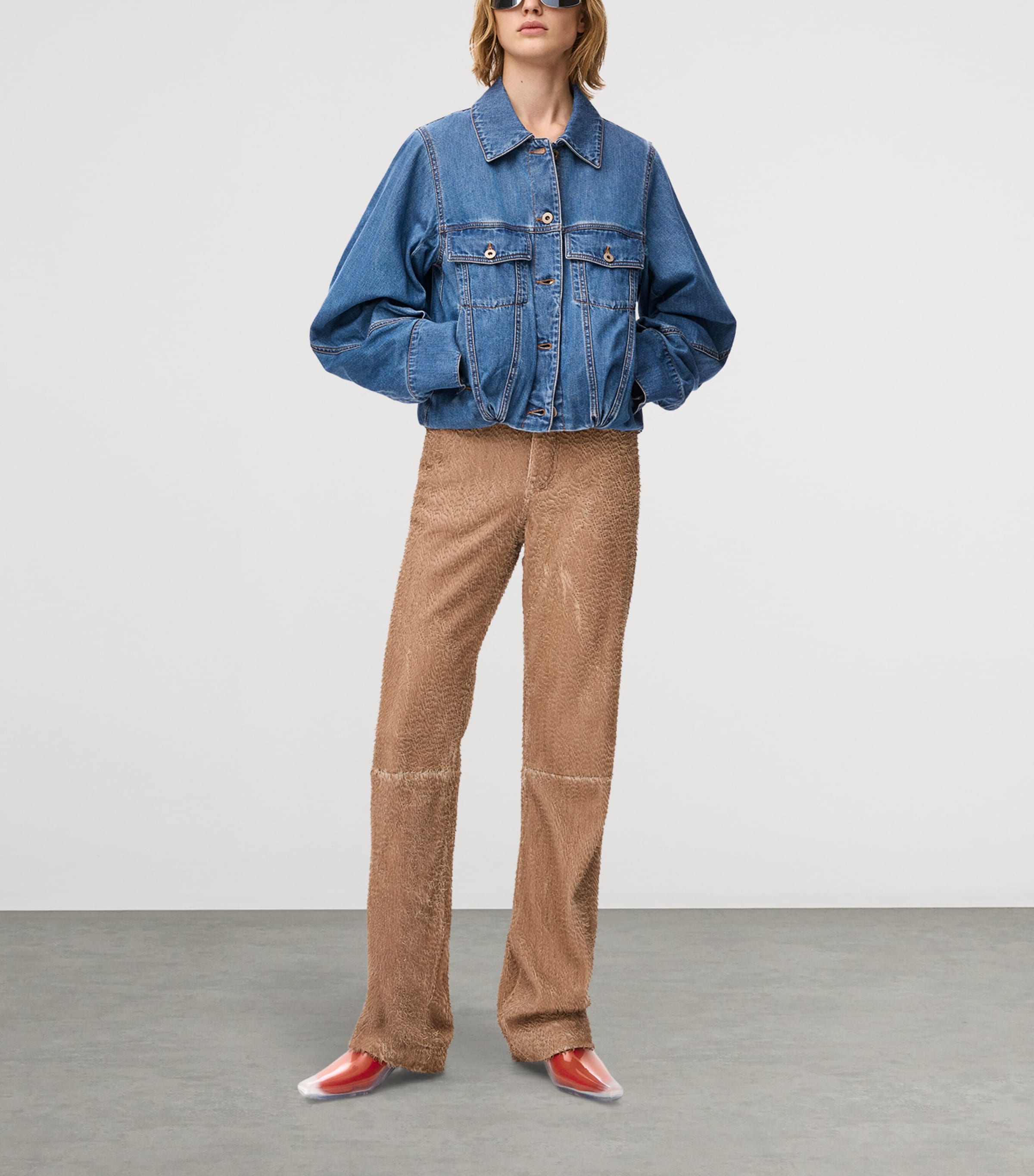 Denim Oversized Jacket LIGHT BLUE Image 2