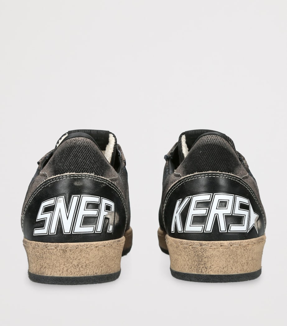 Golden Goose Denim Ball Star Sneakers Black Image 2