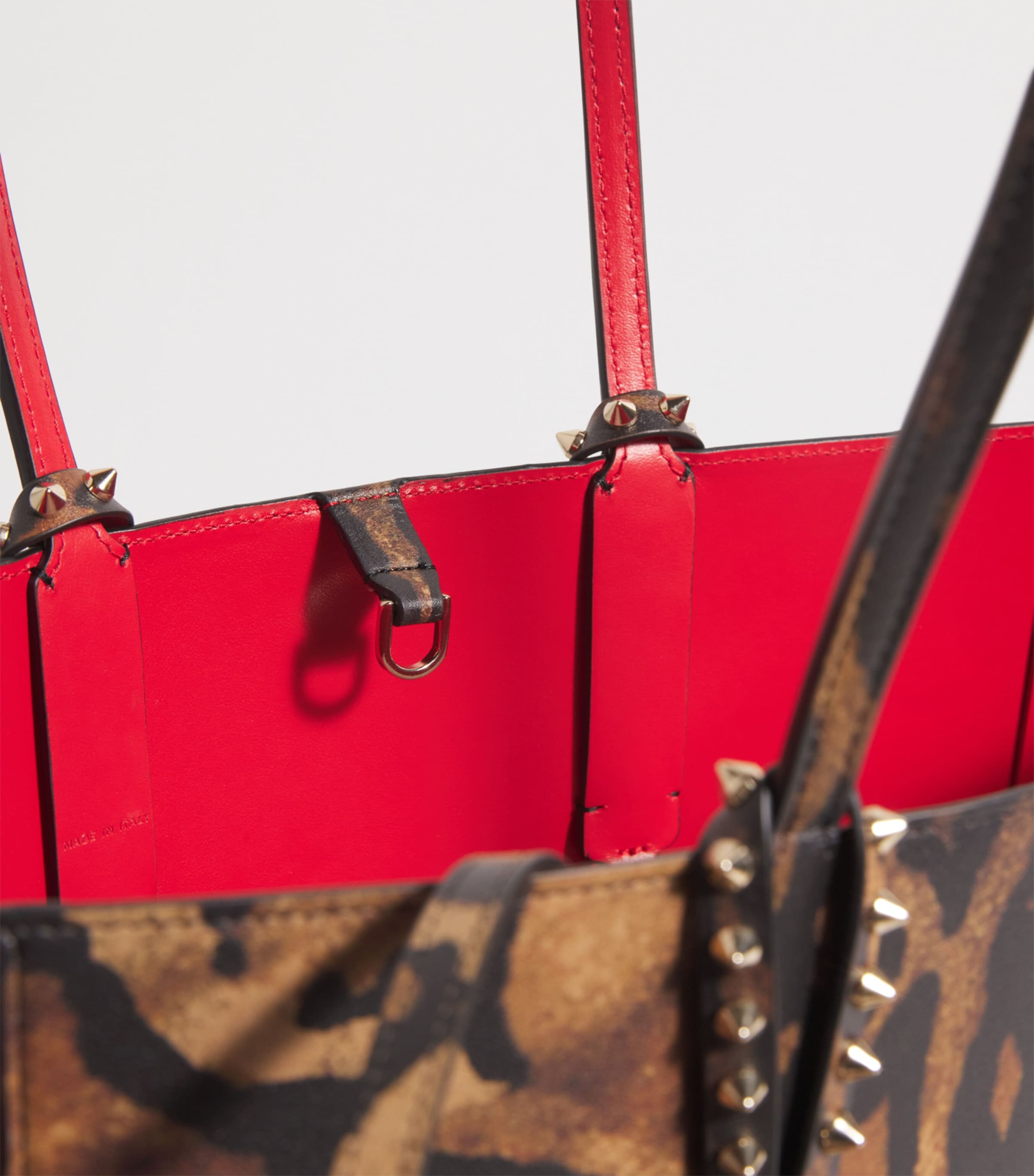 Cabata Small Calfskin Tote Bag 3221 Image 4