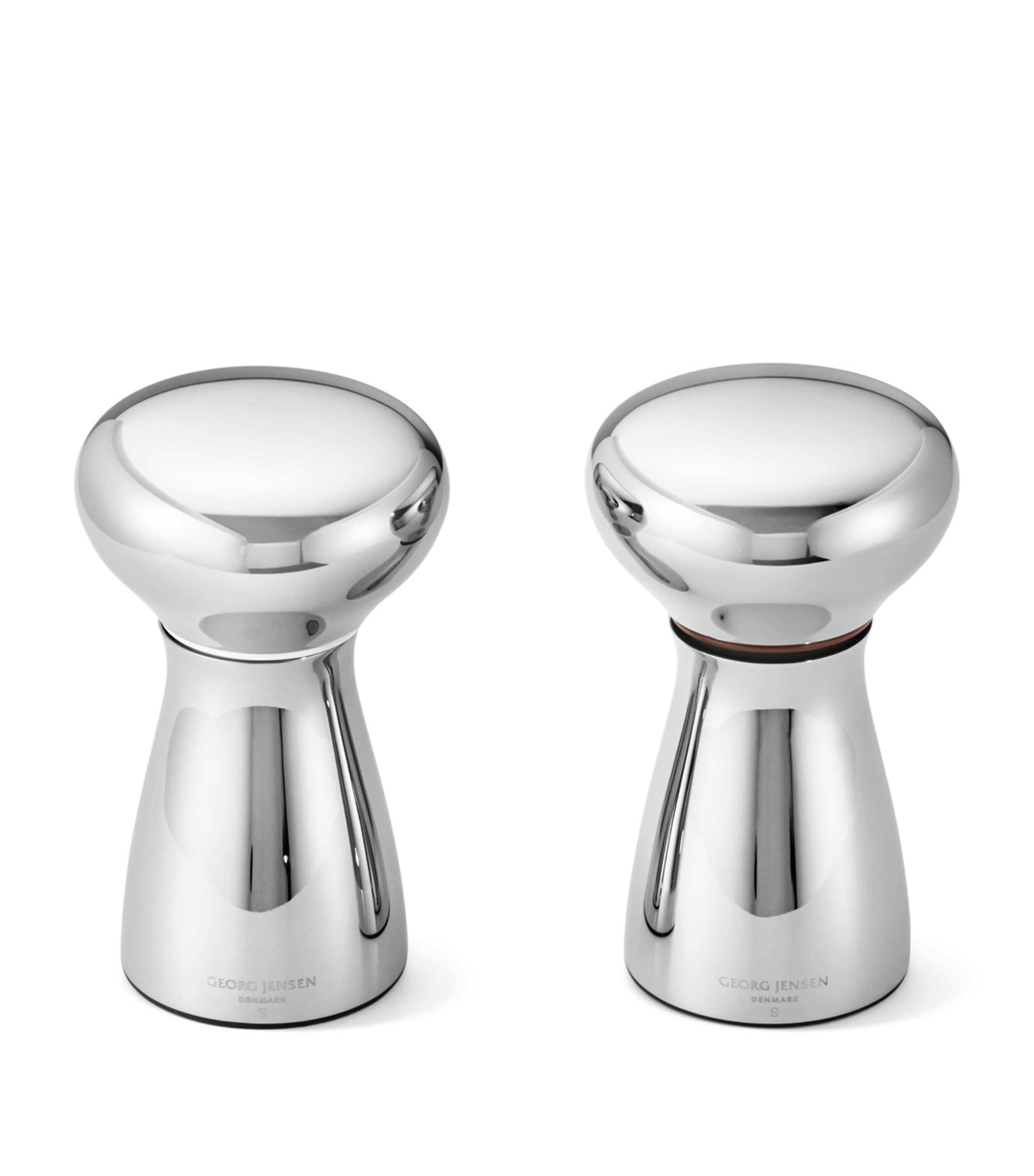 Georg Jensen Alfredo Salt And Pepper Shakers Silver Image 3
