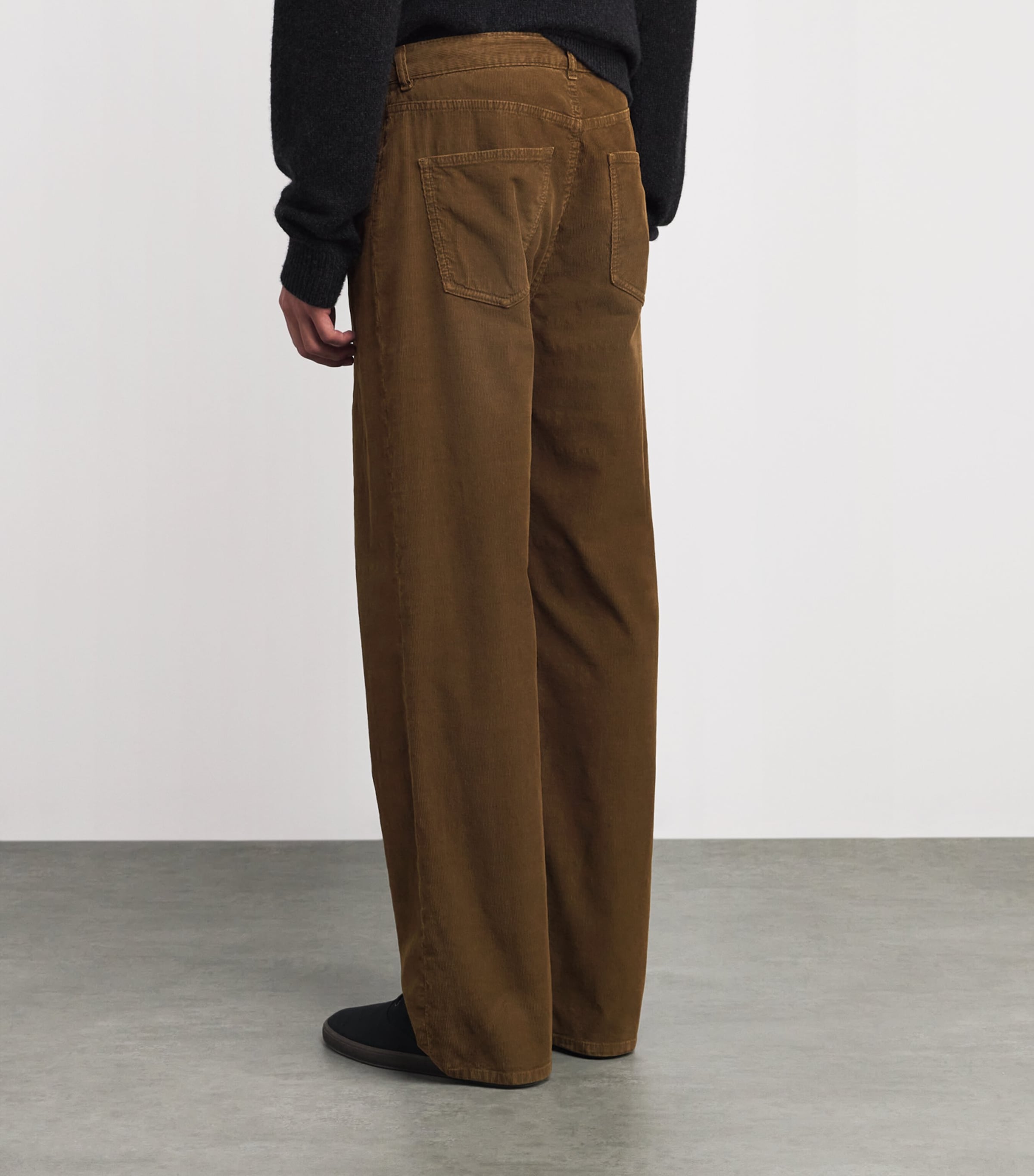 The Row Mens Siouxie Corduroy Trousers Cinnamon Image 4