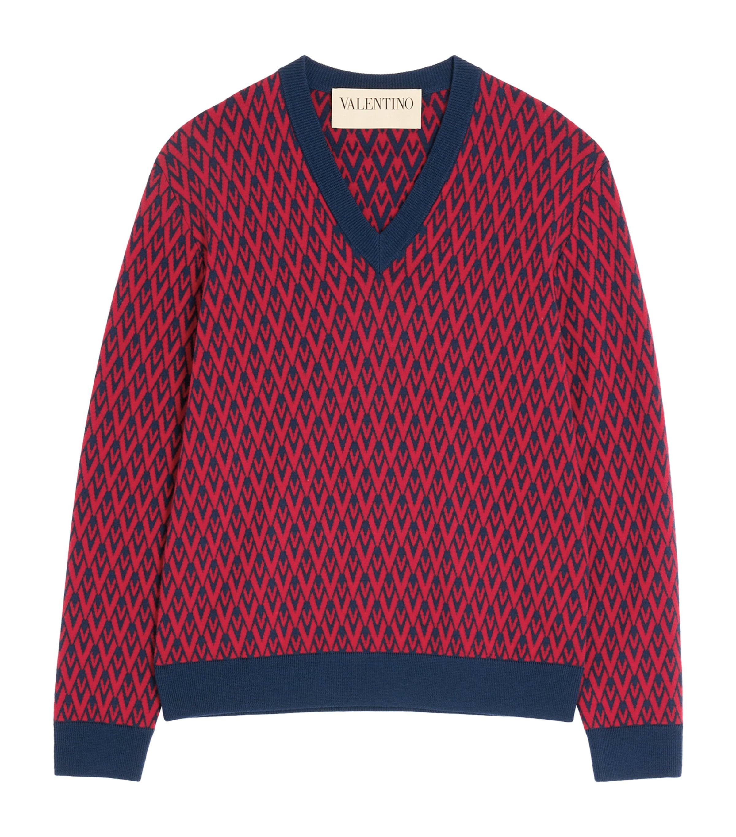Valentino Wool Toute La V Sweater