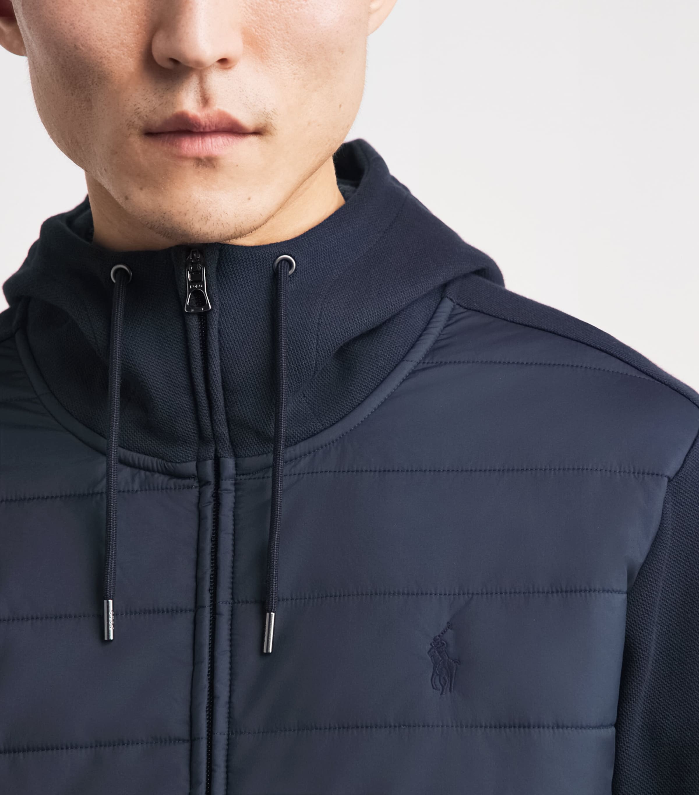 Polo Ralph Lauren Mens Padded Hybrid Jacket Aviator Image 3