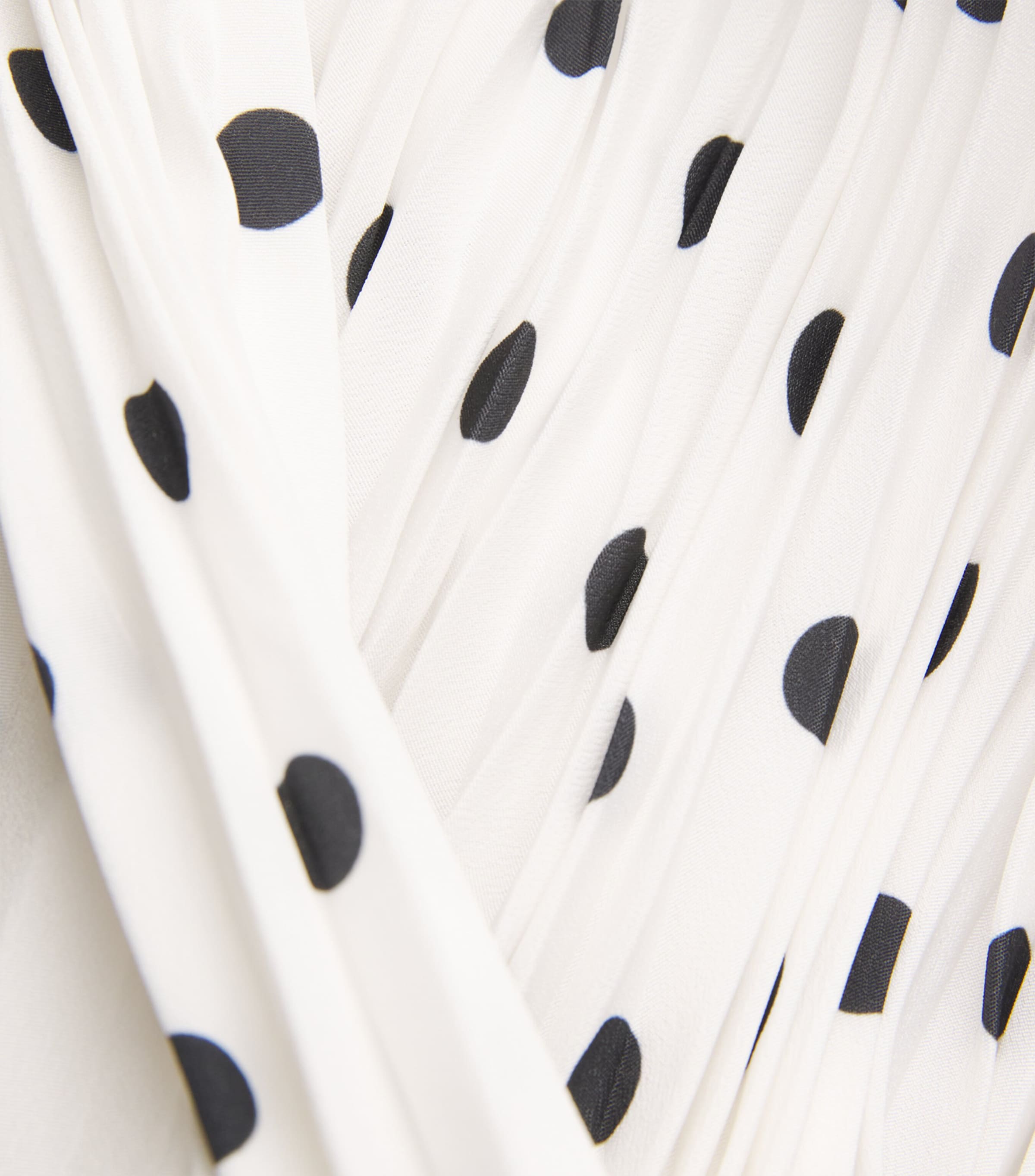 Polka-Dot Pleated Midi Skirt LIGHT PRINT Image 5