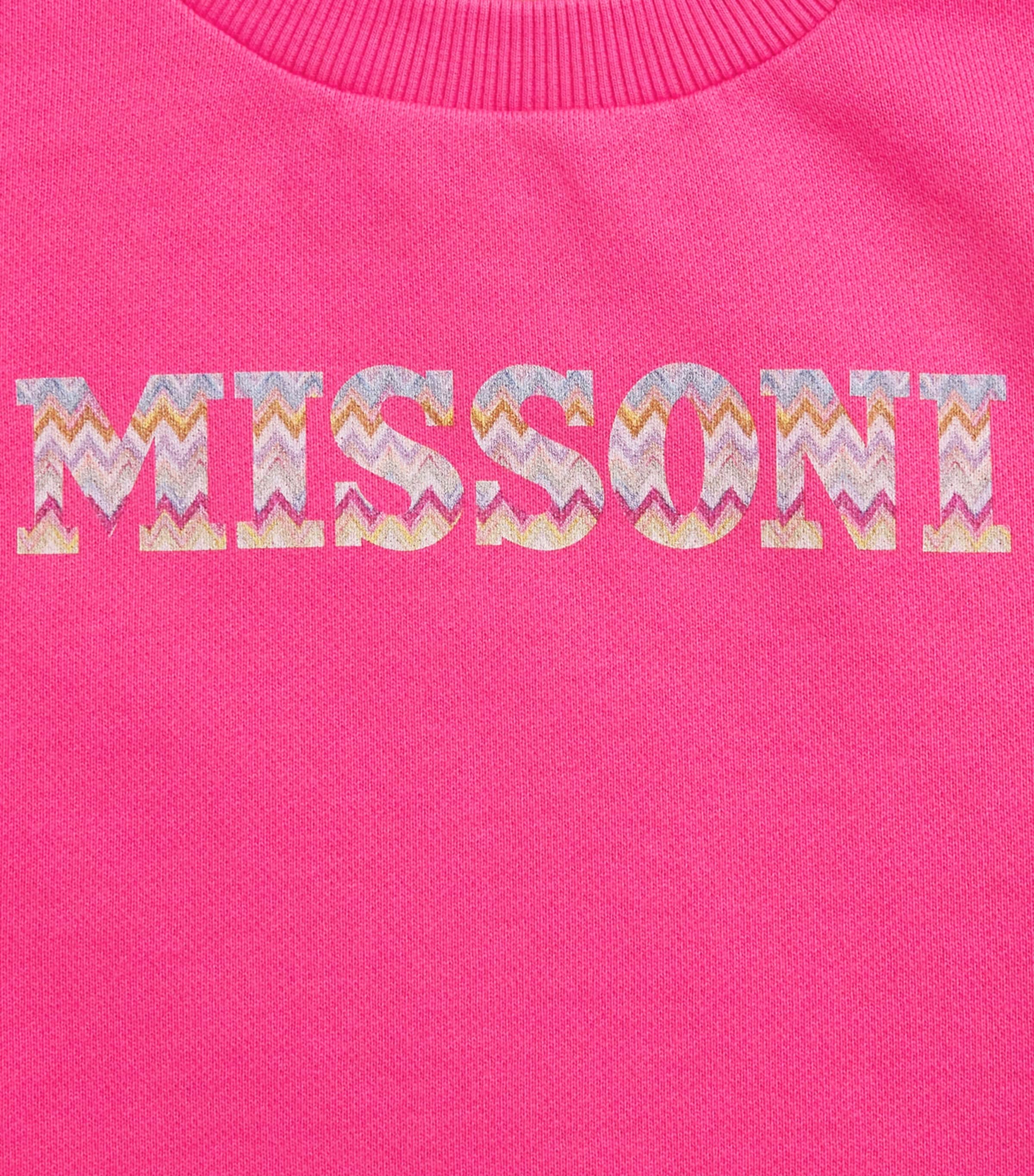 Logo Print Sweatshirt (4-14 Years) 513MCFUCSIA/MULTICOL Image 3