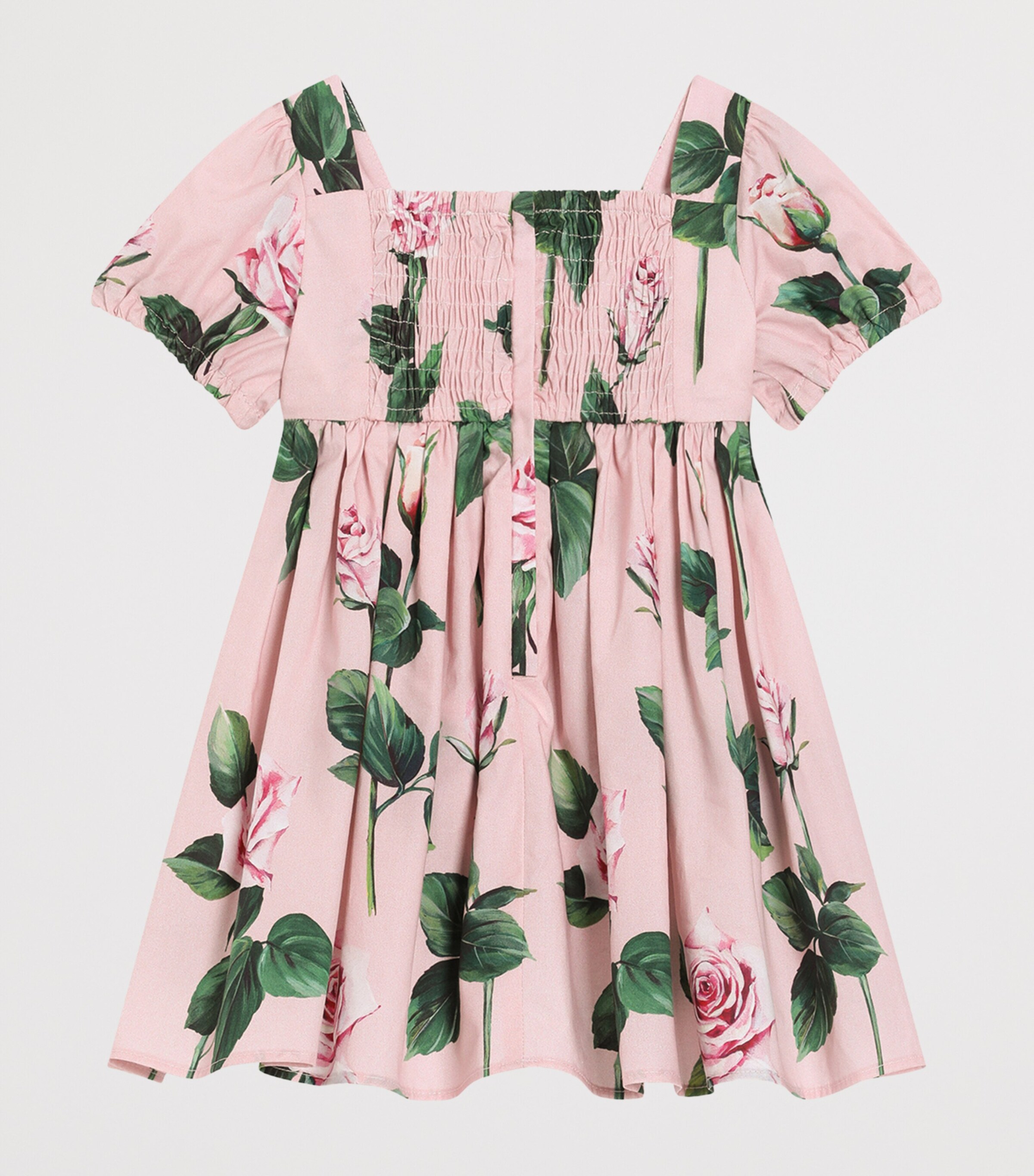 Dolce & Gabbana Kids Multi Floral Print Dress and Bloomer Set (3