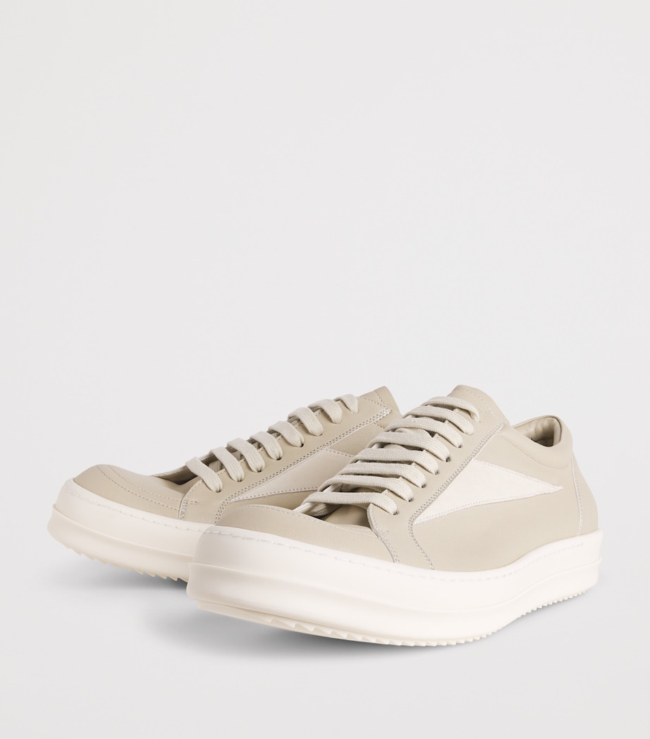 Rick Owens Tumbled Lambskin Vintage Sneakers Image 3