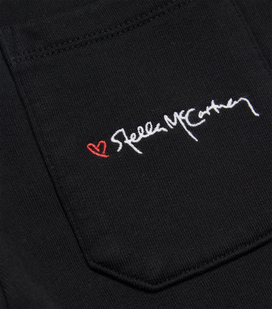 Organic Cotton Logo Sweatpants (3-14+ Years) 961NERO LAVATO Image 3