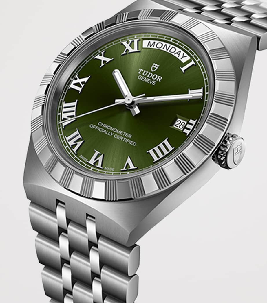 TUDOR Royal Stainless Steel Watch 40mm Green Image 3
