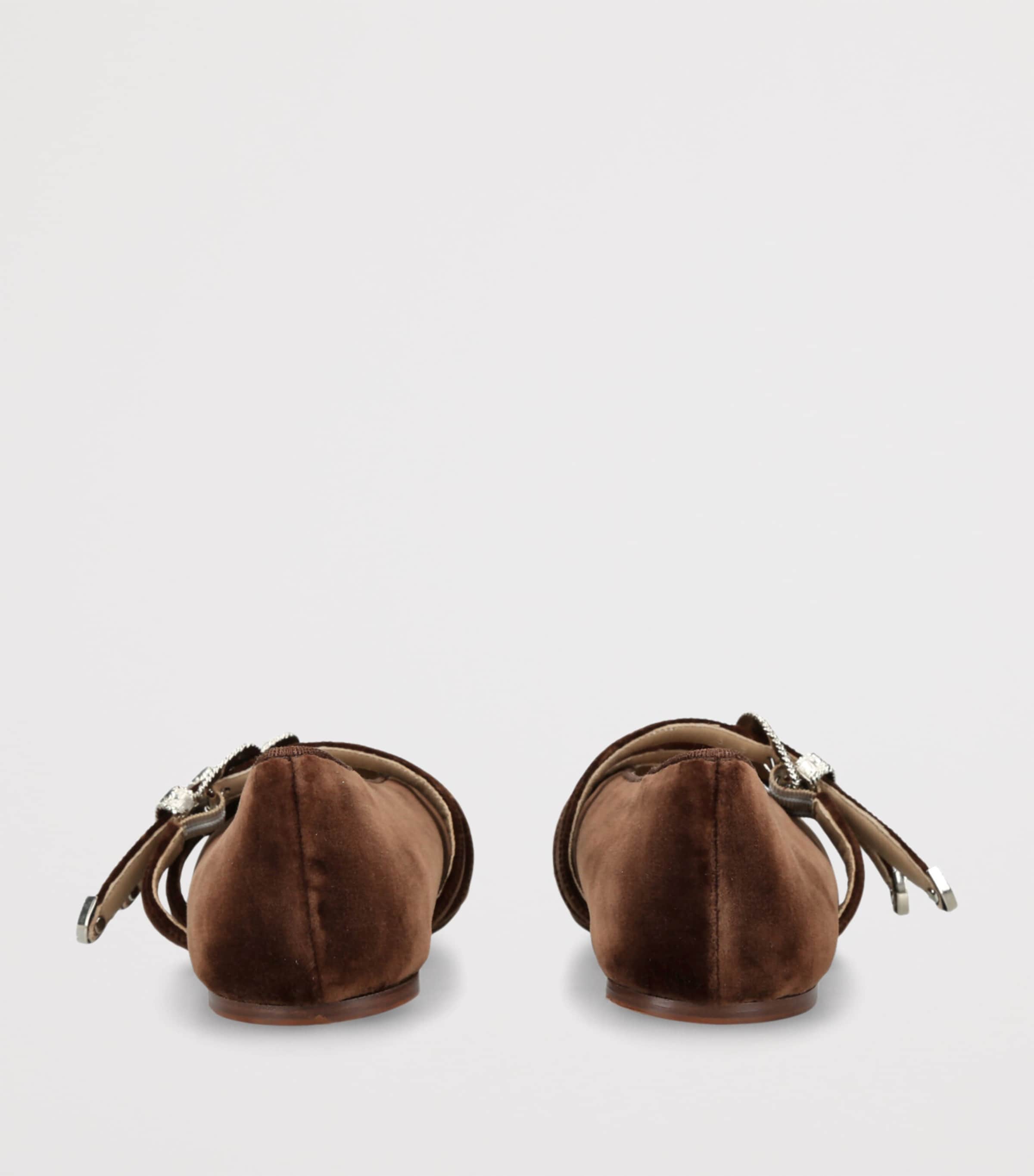 Velvet Claudia Ballet Flats BROWN Image 2