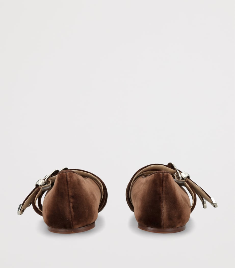 Velvet Claudia Ballet Flats BROWN Image 2