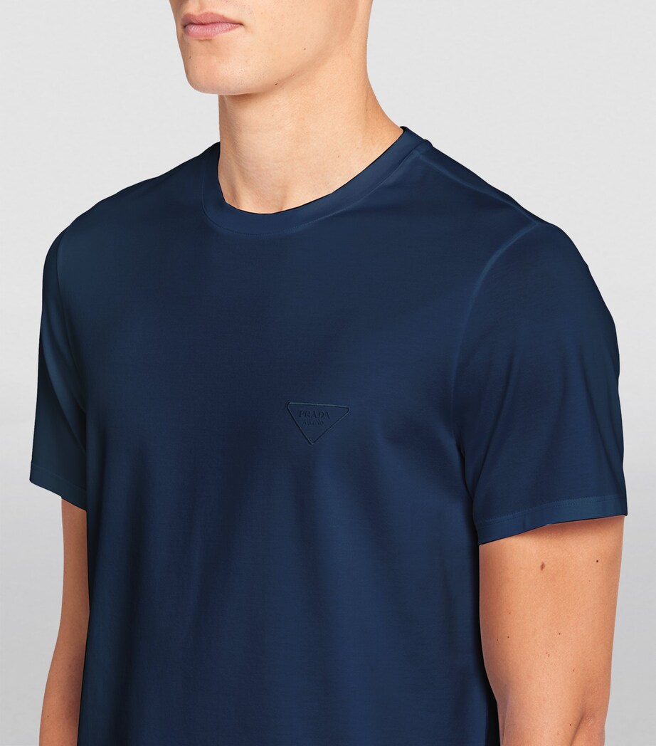 Prada Mens Logo T-Shirt Image 5