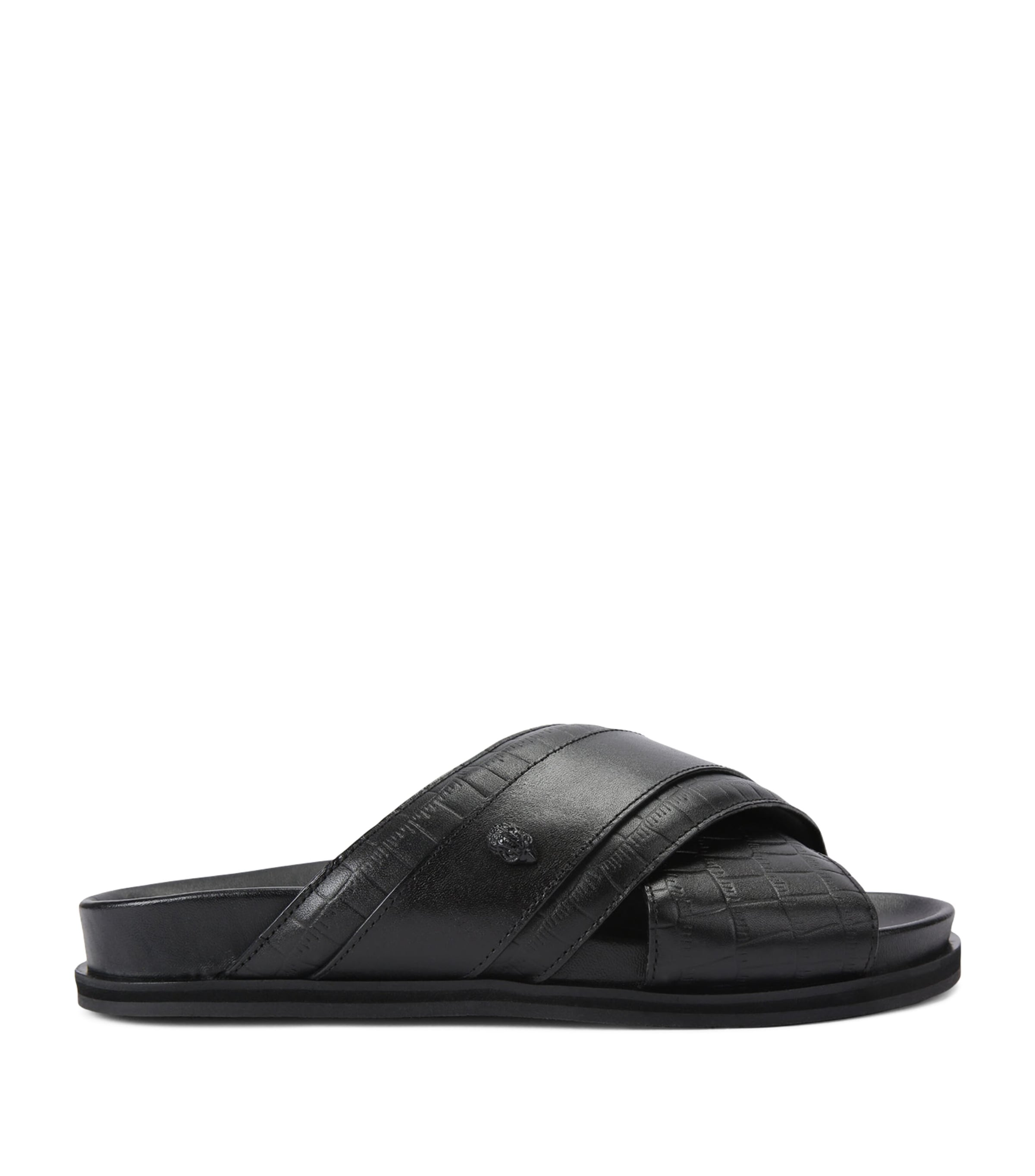 Kurt Geiger London Leather Baron Sandals Blk/other Image 1