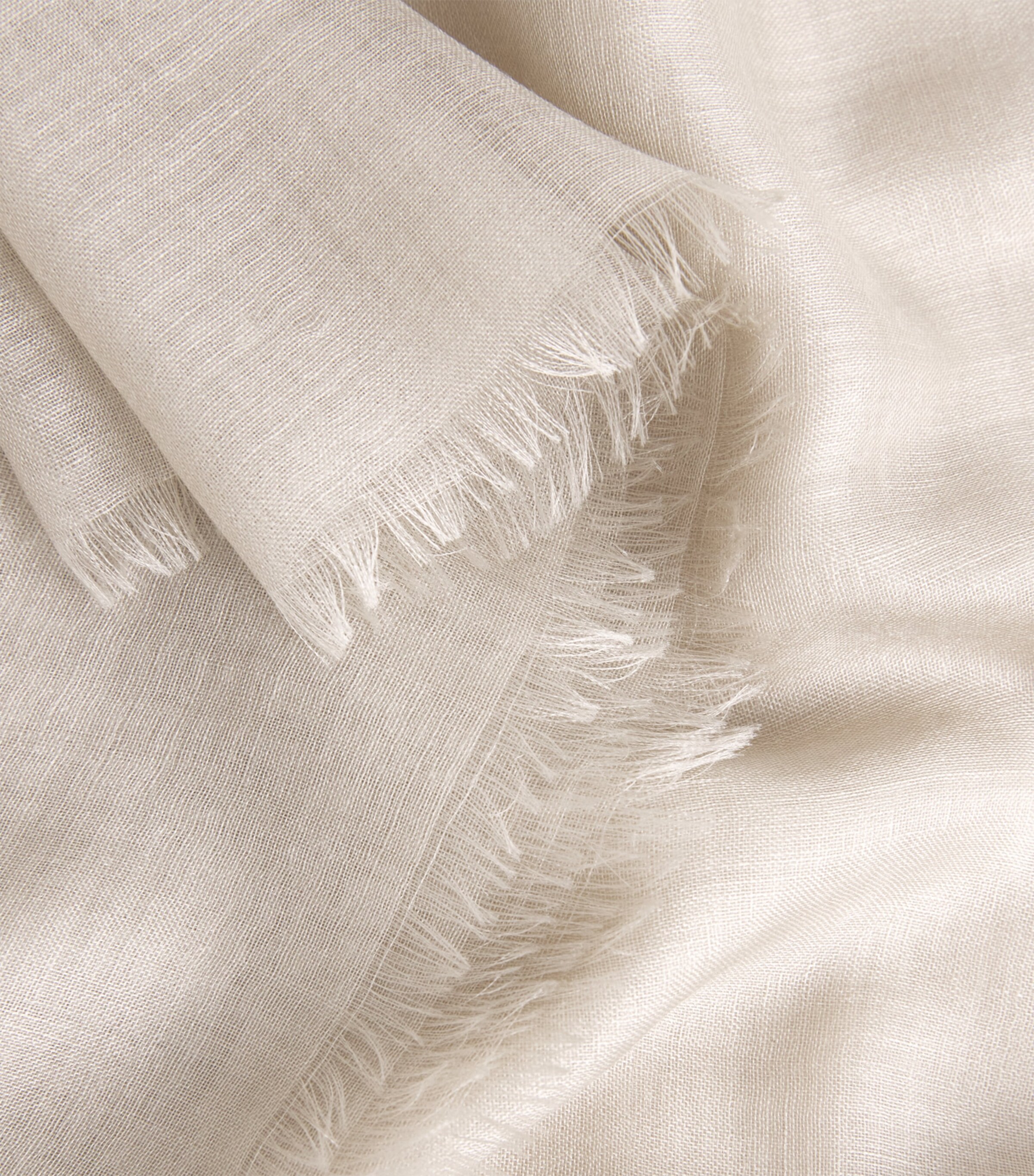 Agnona Cashmere Shawl Scarf Ivory/butter Image 4