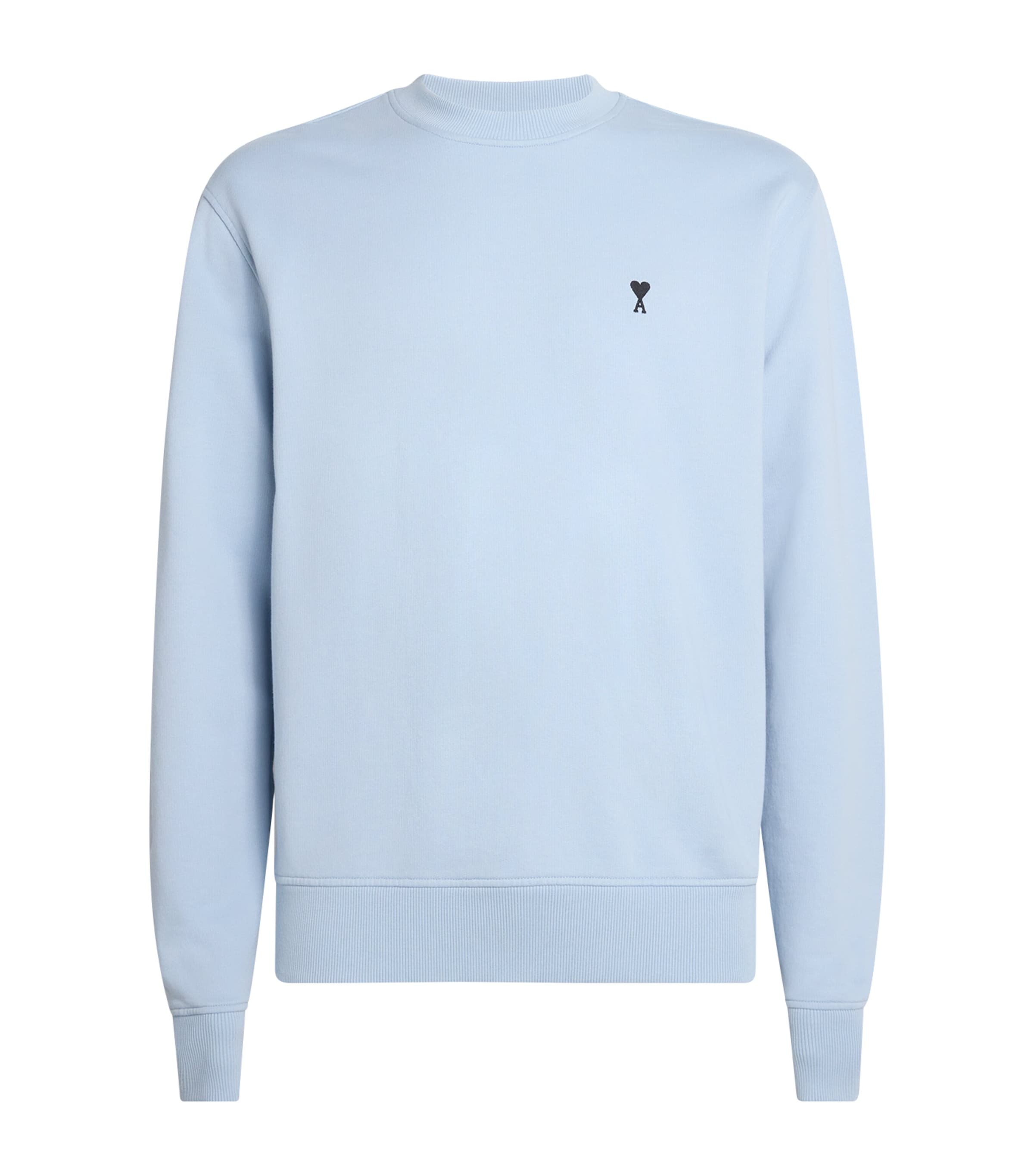 Ami Alexandre Mattiussi Ami Paris Ami Paris De Coeur Cotton Sweatshirt In Blue