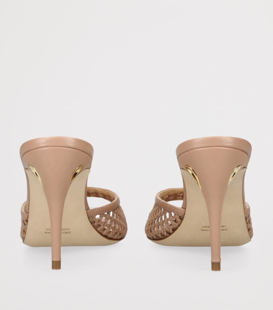 Leather Guido Mules 85 BEIGE Image 2