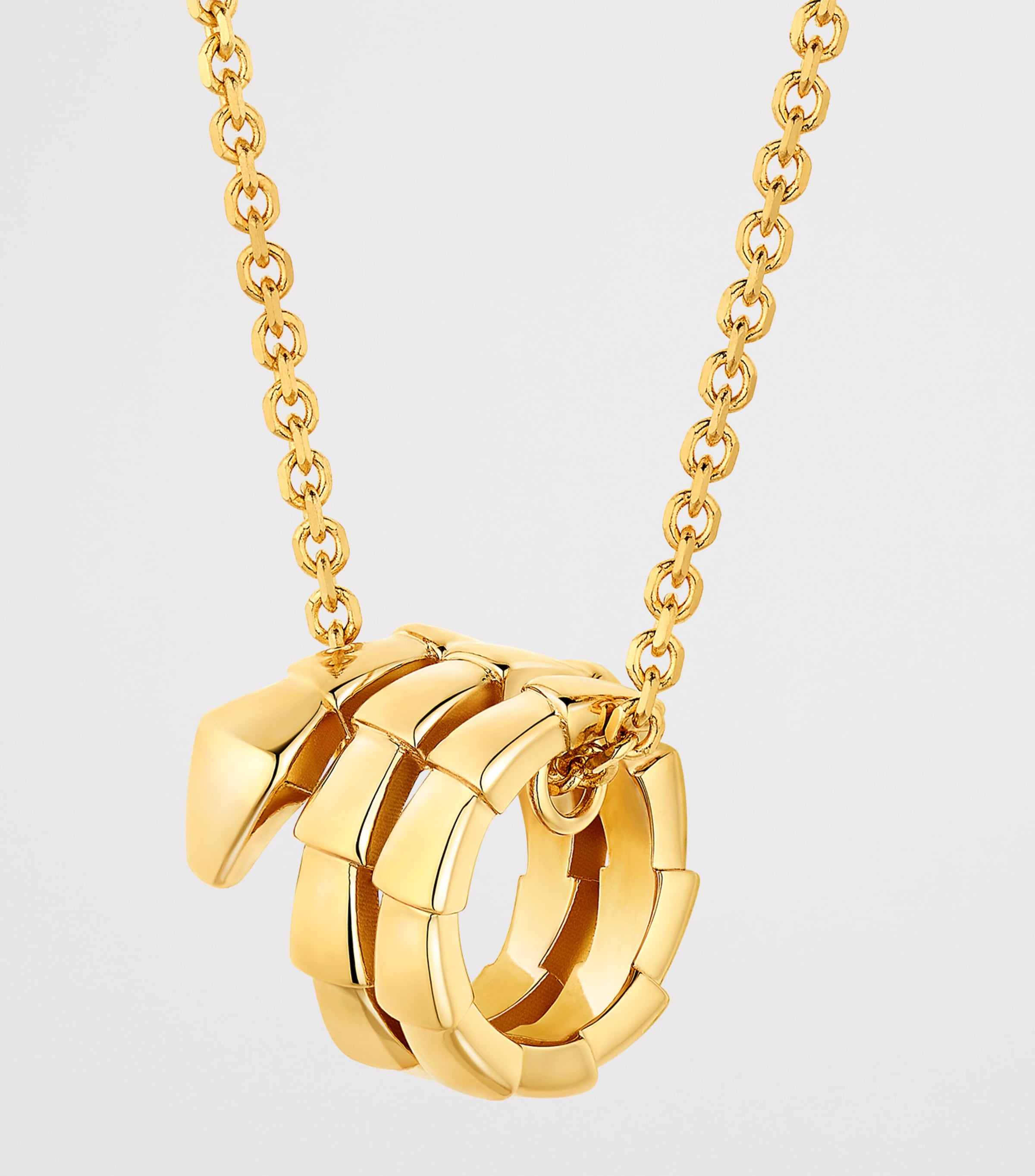 Yellow Gold Serpenti Viper Pendant Necklace YELLOW GOLD Image 3